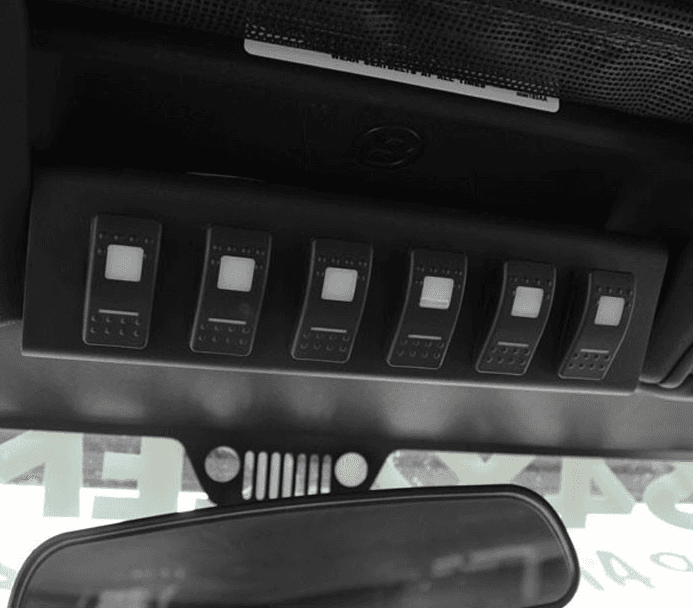 sPOD SourceLT w/ Green LED Switch panel - JK 2009-2018 product image