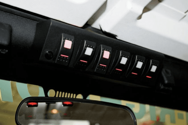 sPOD SourceLT w/ Green LED Switch panel - JK 2009-2018 product image