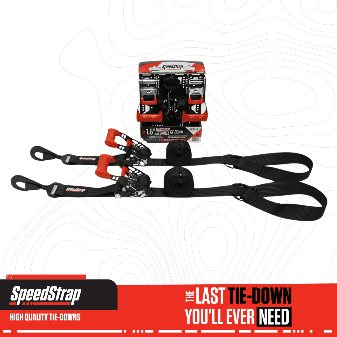 Speedstrap 1.5 UTV Wheel Lasso Tie-Down (2 Pack) - Black 15240-2 product image