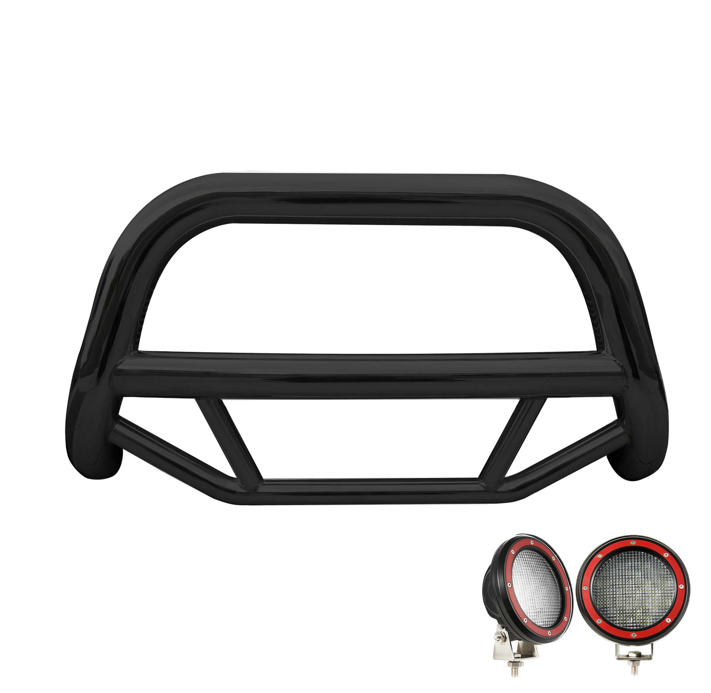 Black Horse Off Road Max Bull Bar Kit Black Steel MBB-JEB9106-PLFR product image