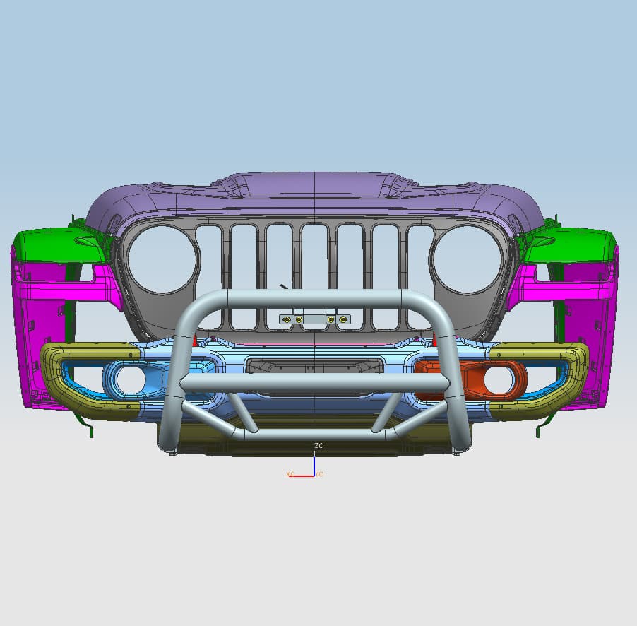 20c Gladiator/18c Wrangler JL Max T Bull Bar Black product image