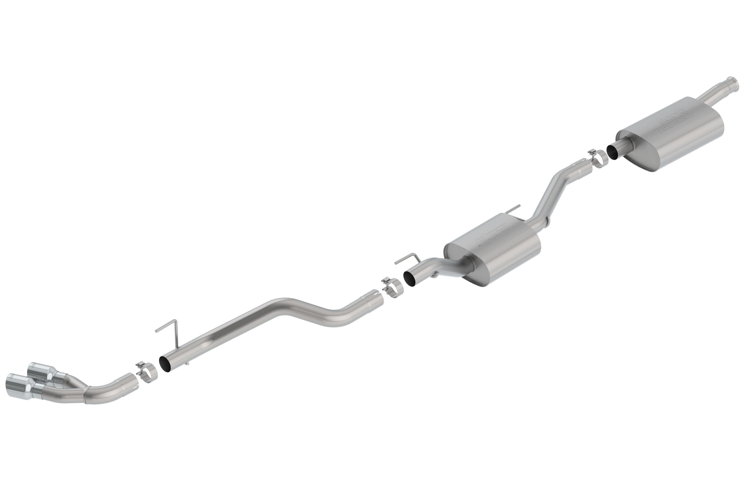 Borla Performance 2.75in Touring Cat-Back Exhaust System w/ Dual Polished Tips product image
