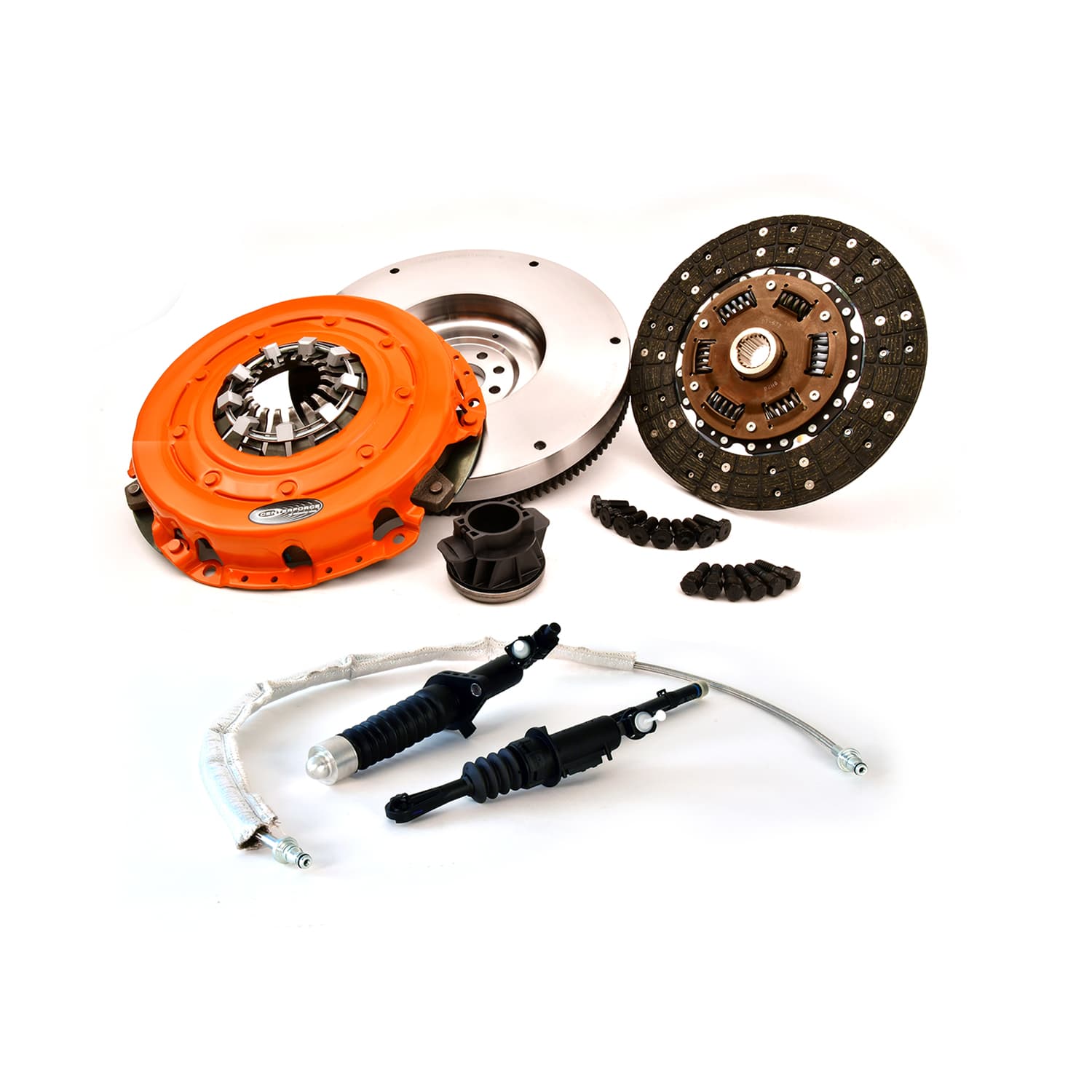 Centerforce ? II, Performance Clutch and Flywheel Kit, 127 Tooth Gear, 8 Bolt Crank, 434 ft/lbs Capacity, 10.4in Dia., 21-Spline, Fits Jeep Gladiator and Wrangler 3.6L product image