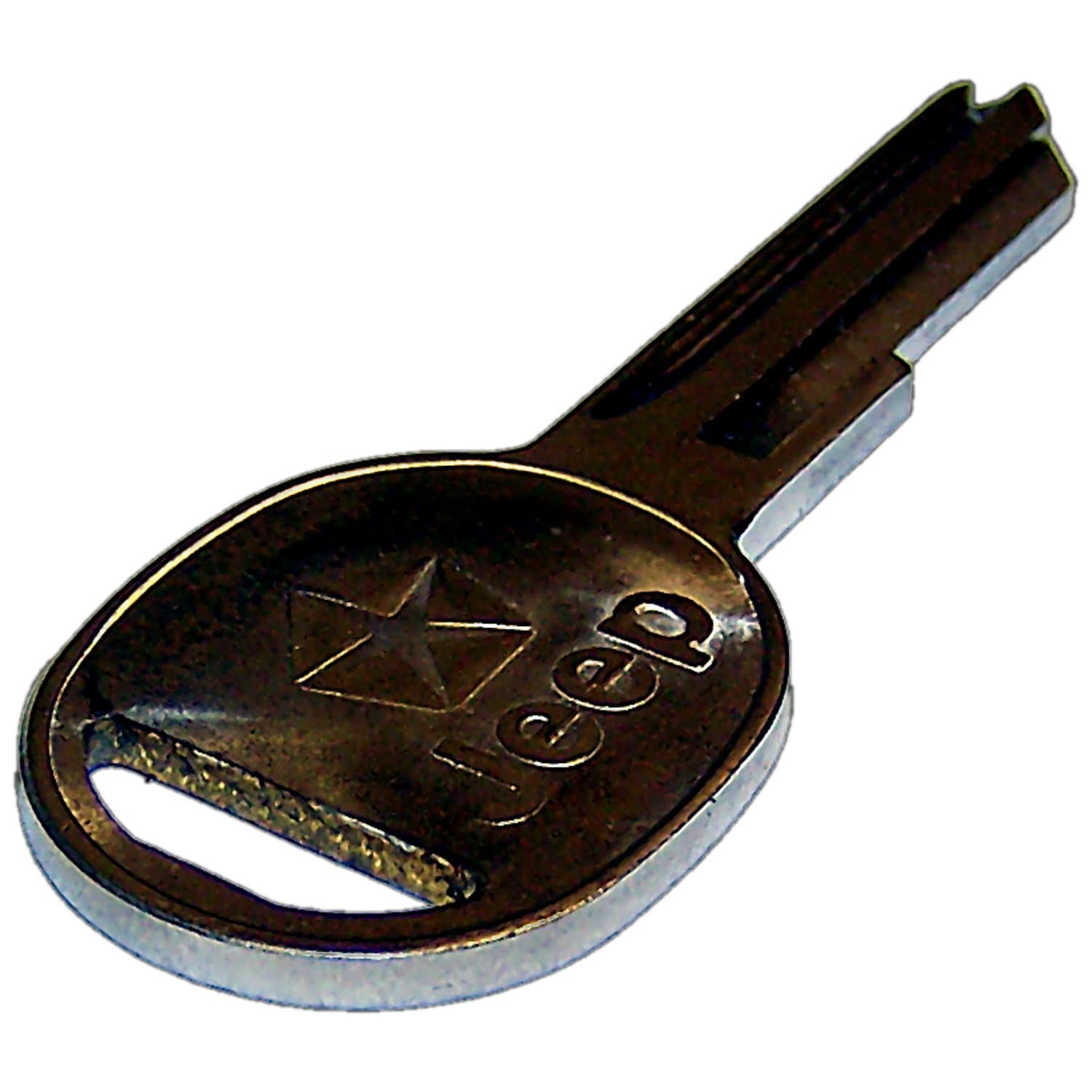 Key Blank 1987-1990 YJ Wrangler; 1976-1983 CJ-5; 1976-1986 CJ-7;1981-1986 CJ-8;1984-1990 XJ Cherokee;1986-1990 MJ Comanche;1976-1991 SJ, J-Series; product image