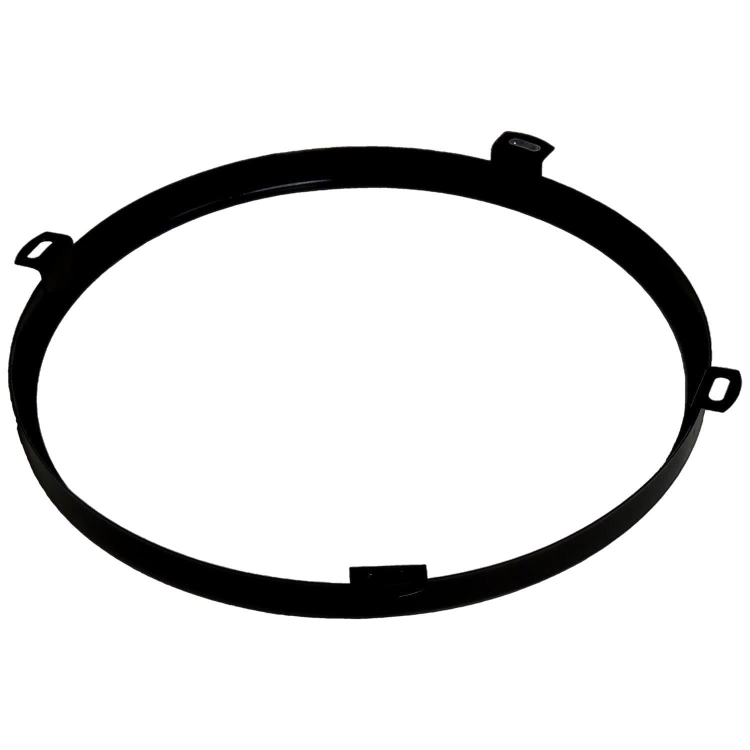 Headlight Retainer For 2007-2018 JK Jeep Wrangler; Black Powder Coat Finish product image