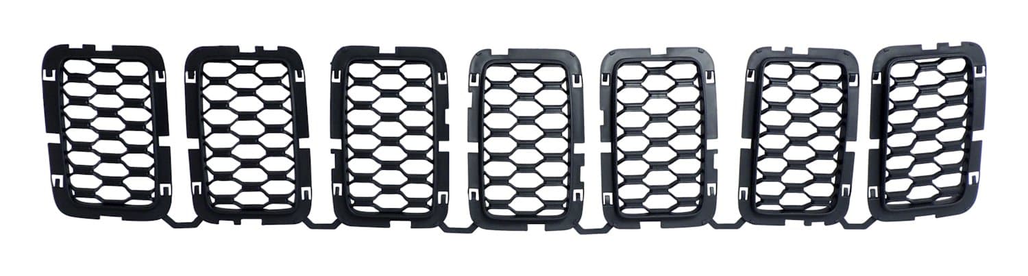 Crown Automotive Jeep Replacement Black Honeycomb Grille Insert Set For Various 20162019 Jeep WK Grand Cherokee