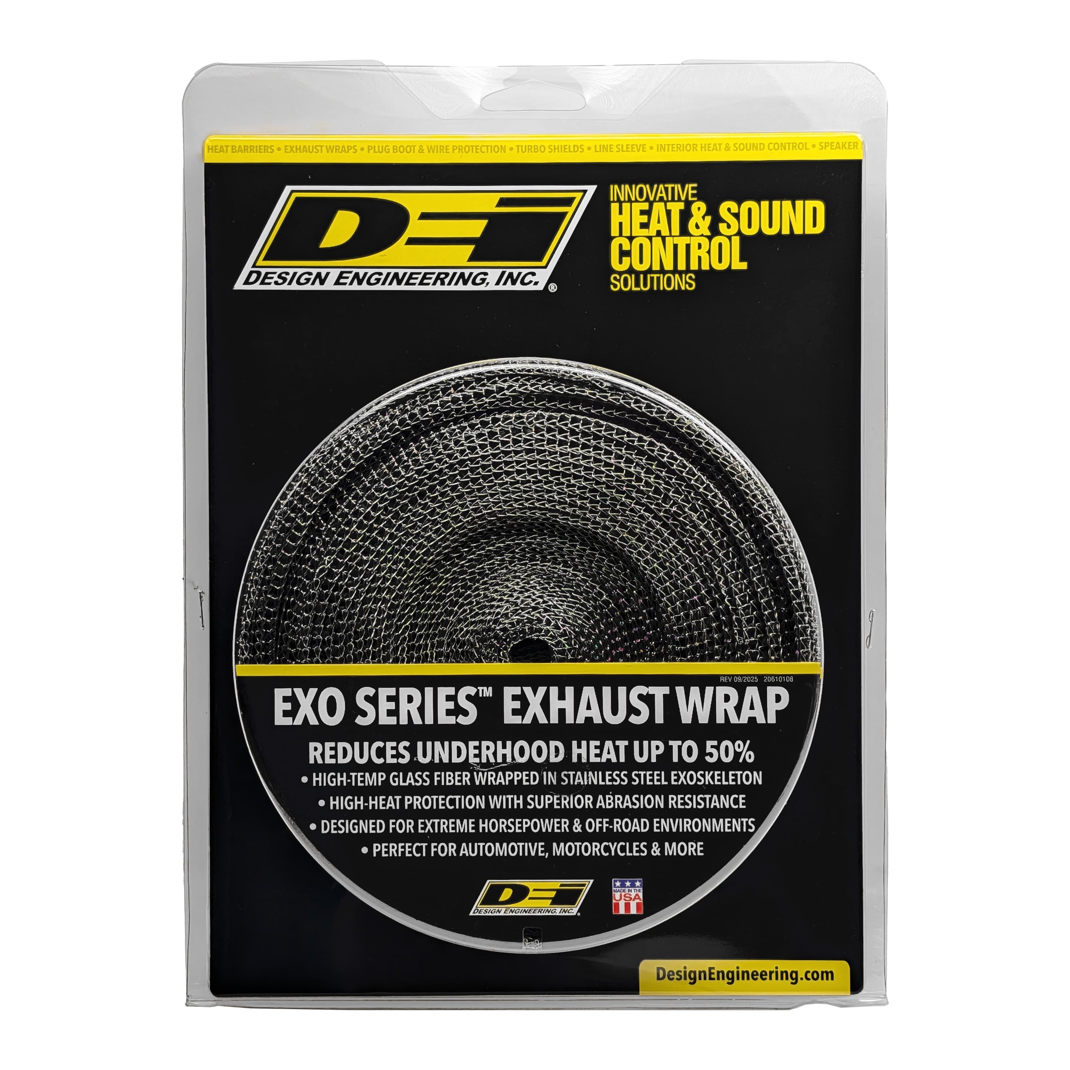 DEI 10058 Black EXO Series Exhaust Wrap 1.5 x 30' 010058 product image