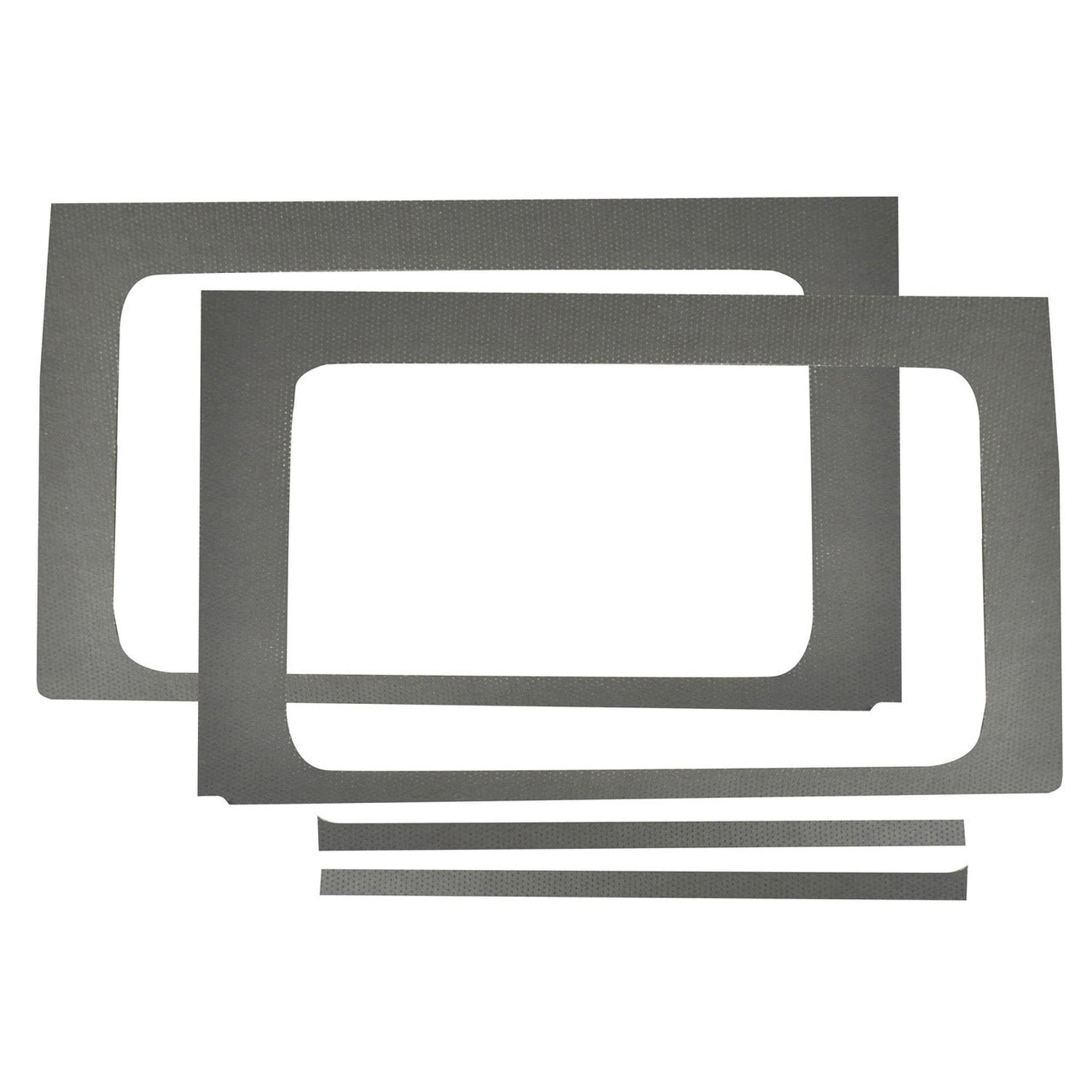 DEI Sound Deadening Side Window Kit JL - 2018-up - 4-Dr - 4-pc Leather Look - Gray product image