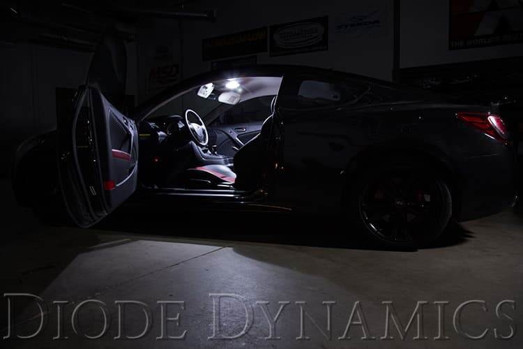 Diode Dynamics 2010-2016 Hyundai Genesis Coupe Interior Kit Stage 2 Cool White Diode Dynamics