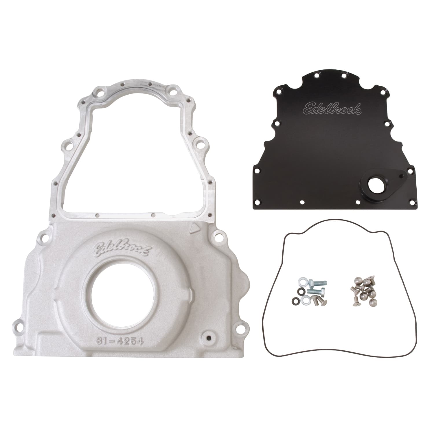 Edelbrock 4255 Timing Cover 2004-07 GM LS2 Two Piece product image