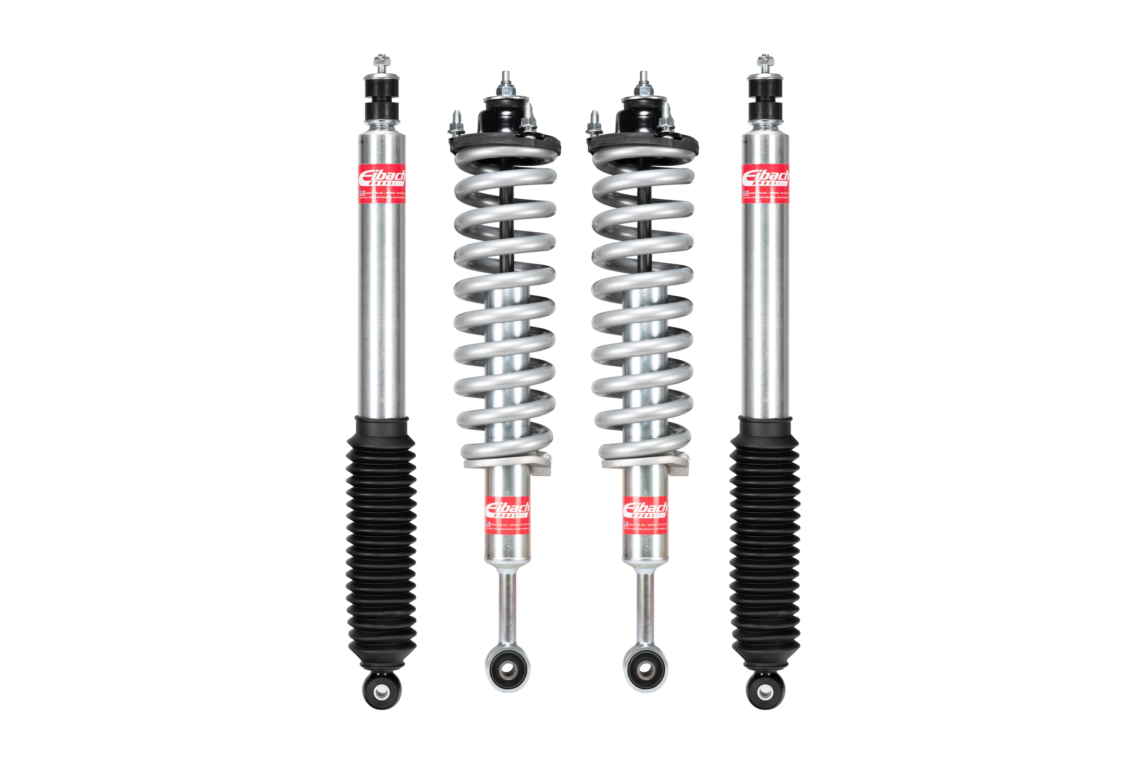 Eibach Springs Eibach E81-82-007-01-22 Set of 2 Assembled Front Shocks, Springs, Mounts + 2 Rear Shocks