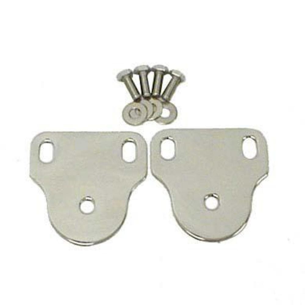 Smittybilt Inside Windshield Brackets - Stainless Steel (76-95 Jeep CJ / Wrangler YJ)