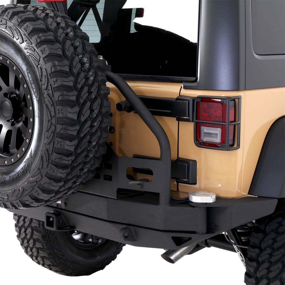 Smittybilt XRC Atlas Bumper w/Tire Carrier and Hitch Rear product image
