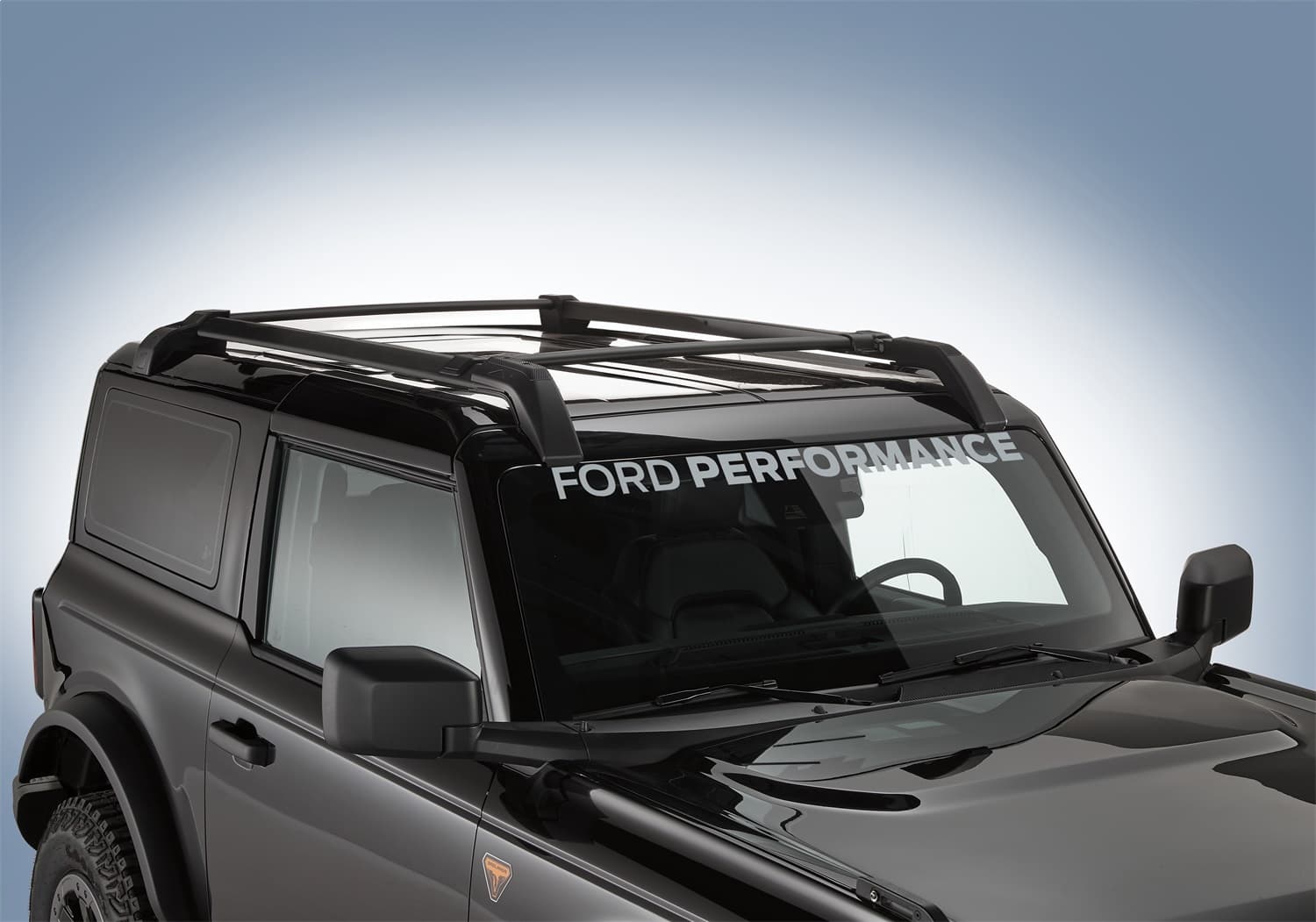 Ford Performance - 2021-2025 Ford Performance Bronco Windshield Banner-Silver - M-1820-BRS product image