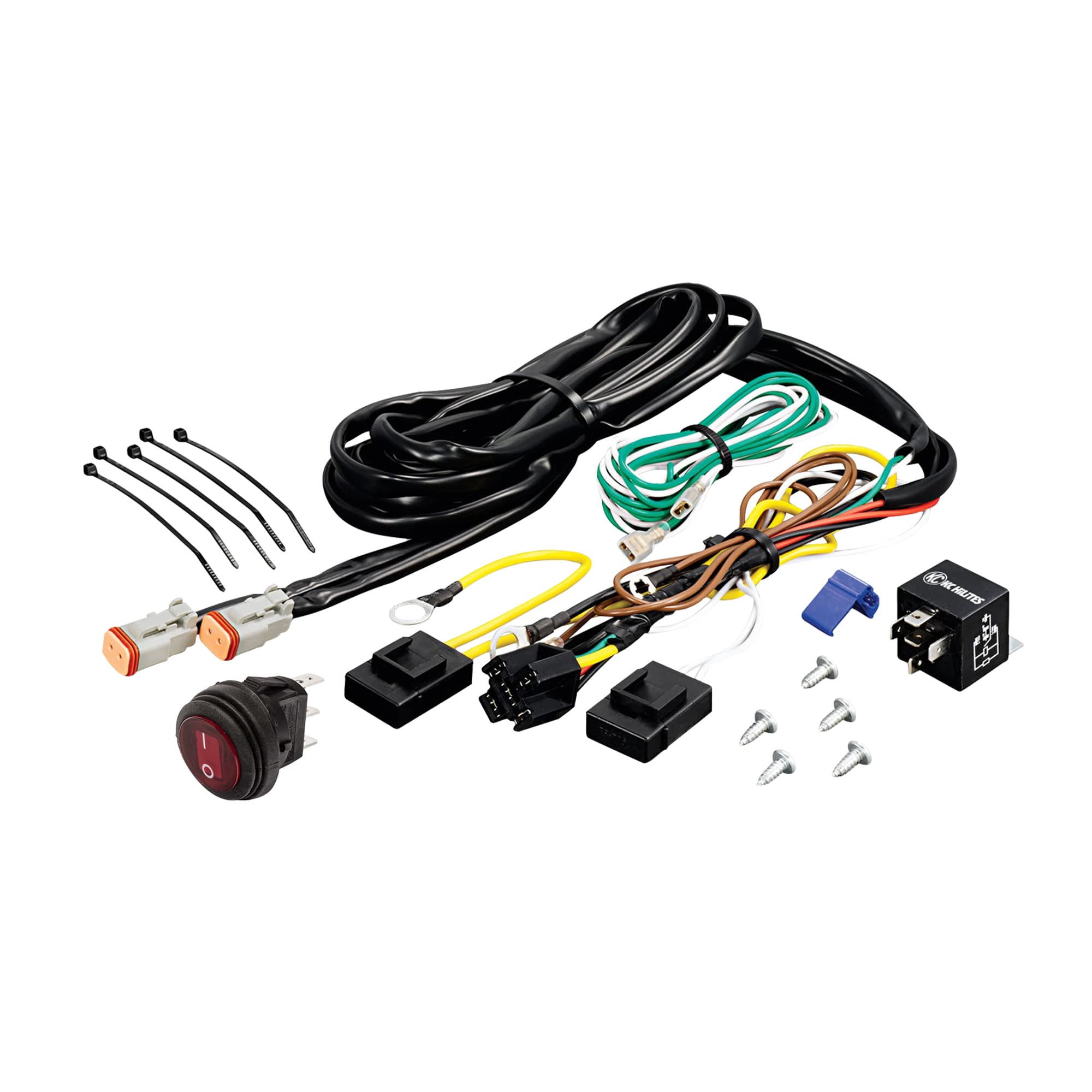KC HiLiTES 6315 KC Wire Harness 40A Relay And Rocker Switch product image