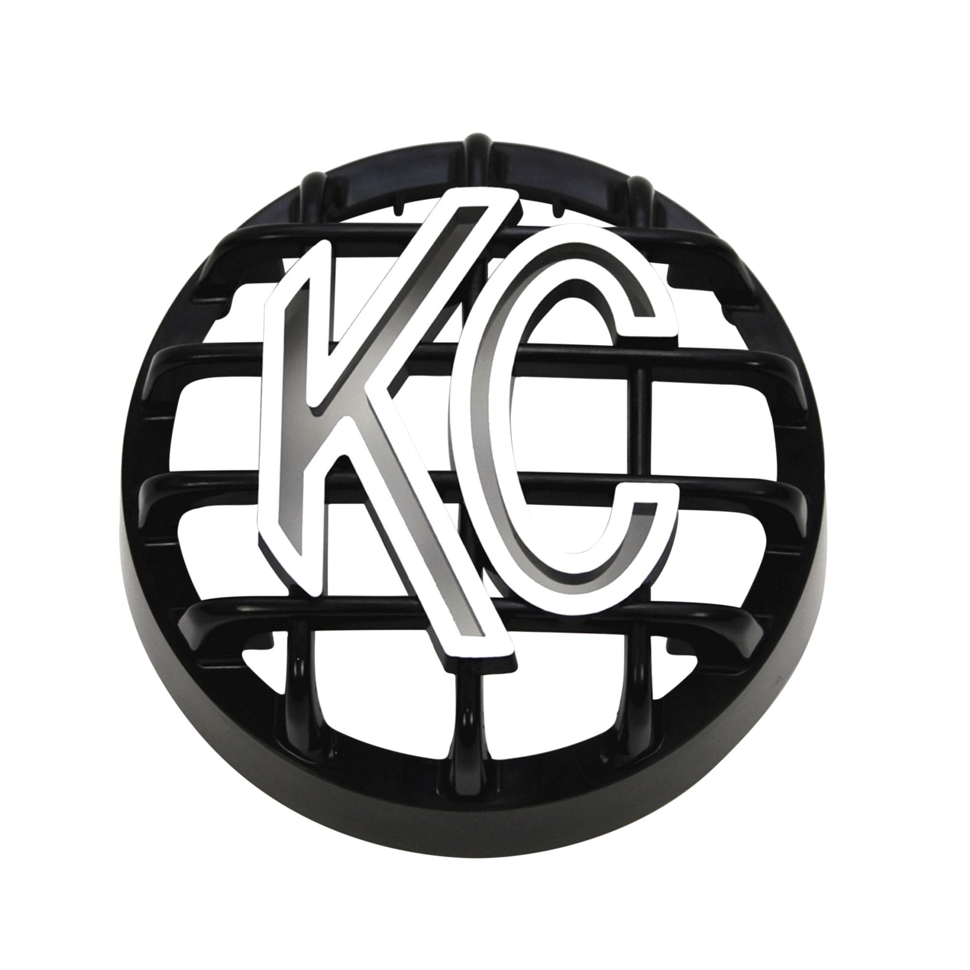 KC HiLiTES KC Hilites 4 in Rally 400 - Stone Guard - ABS Plastic - Black / White KC Logo