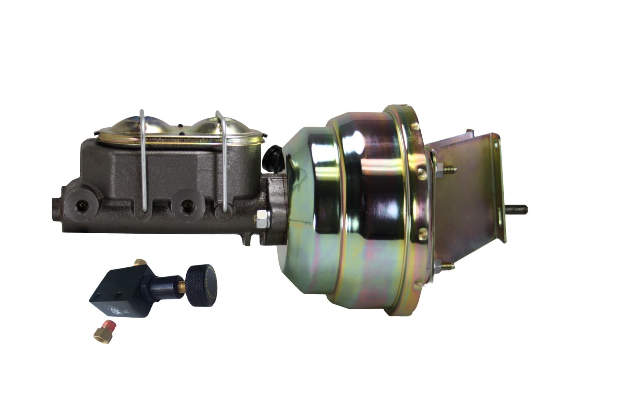 Leed Brakes LEED Brakes 8 inch dual power brake booster with bracket (Zinc)