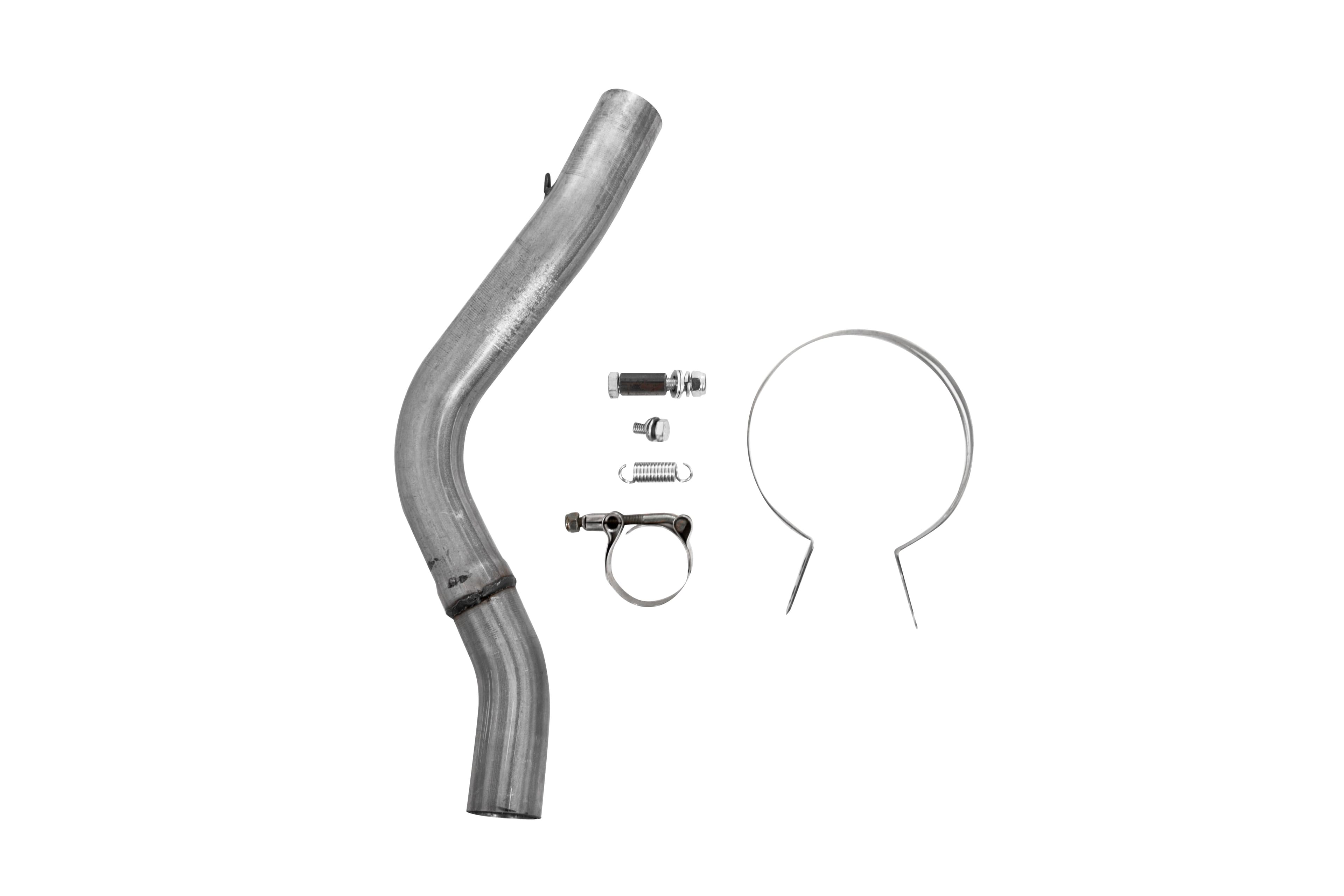 ATV Exhaust System With Sport Muffler; Slip-On System; 1.75 in. Inlet; 4.25 in. Diameter Body; Chambered Muffler; product image