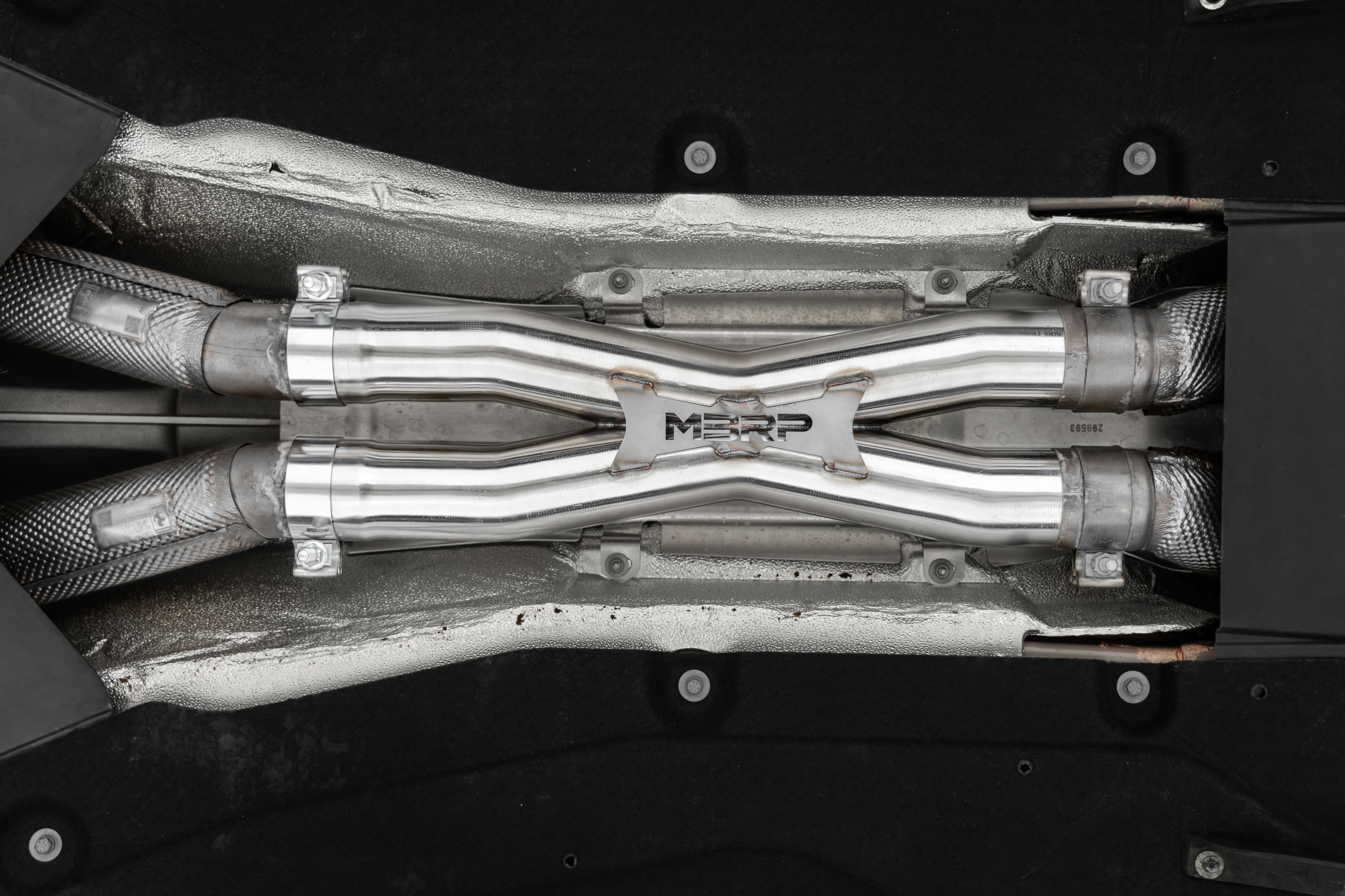 MBRP Exhaust 12-21 Ferrari 812SF/ 812GTS F12 6.3L/6.5L V12 70mm X-Pipe Kit T304 Stainless Steel MBRP