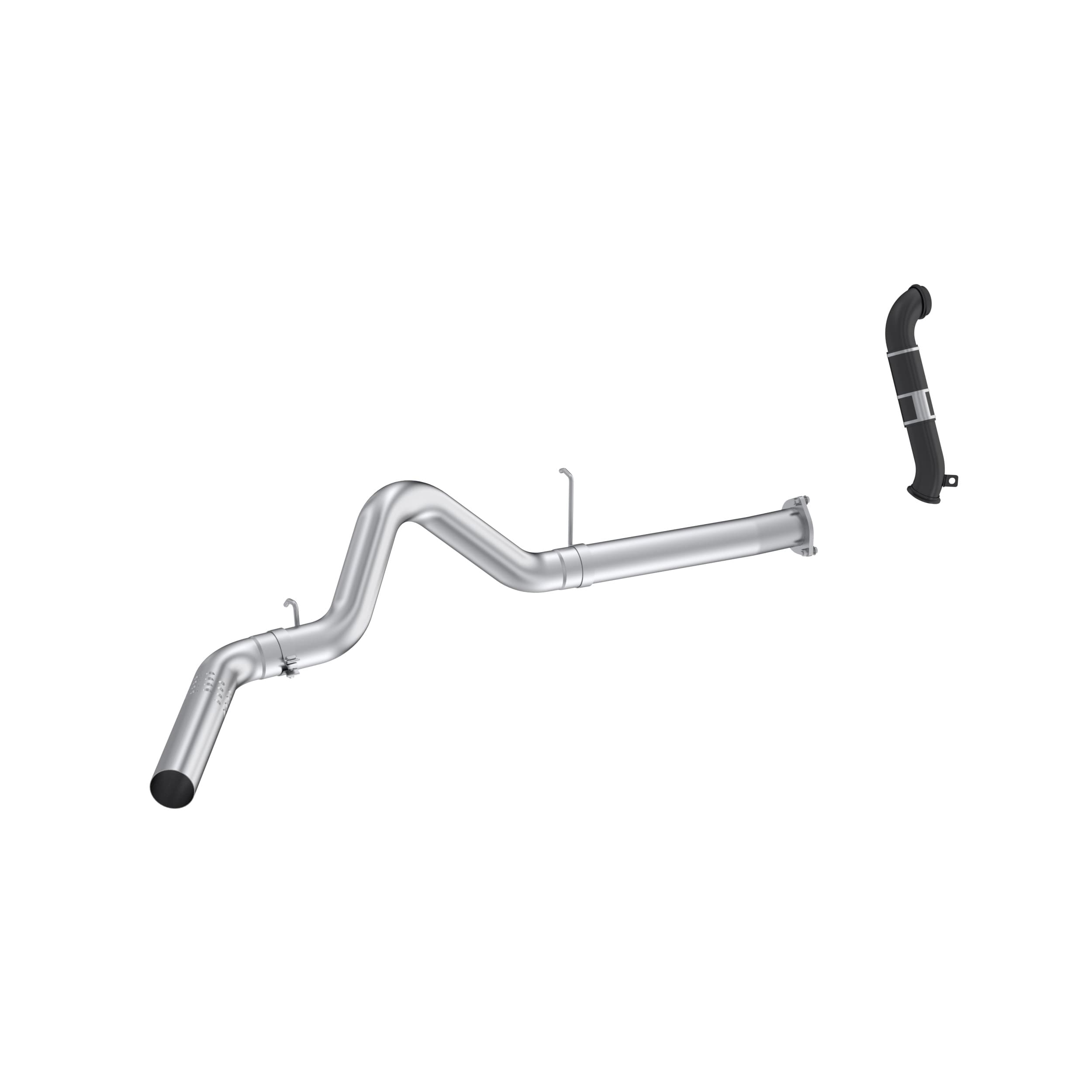 MBRP 2007-2010 Chevrolet/ GMC Silverado/ Sierra 2500/3500 6.6L Duramax 2011 2015 Chevrolet/ GMC Silverado/ Sierra 2500/3500 6.6L Duramax EC/CC Aluminized Steel 4 Filter Back Single Side Exit - No Muffler - with Carb-Approved Downpipe EO# D-763-2 S6052PL product image