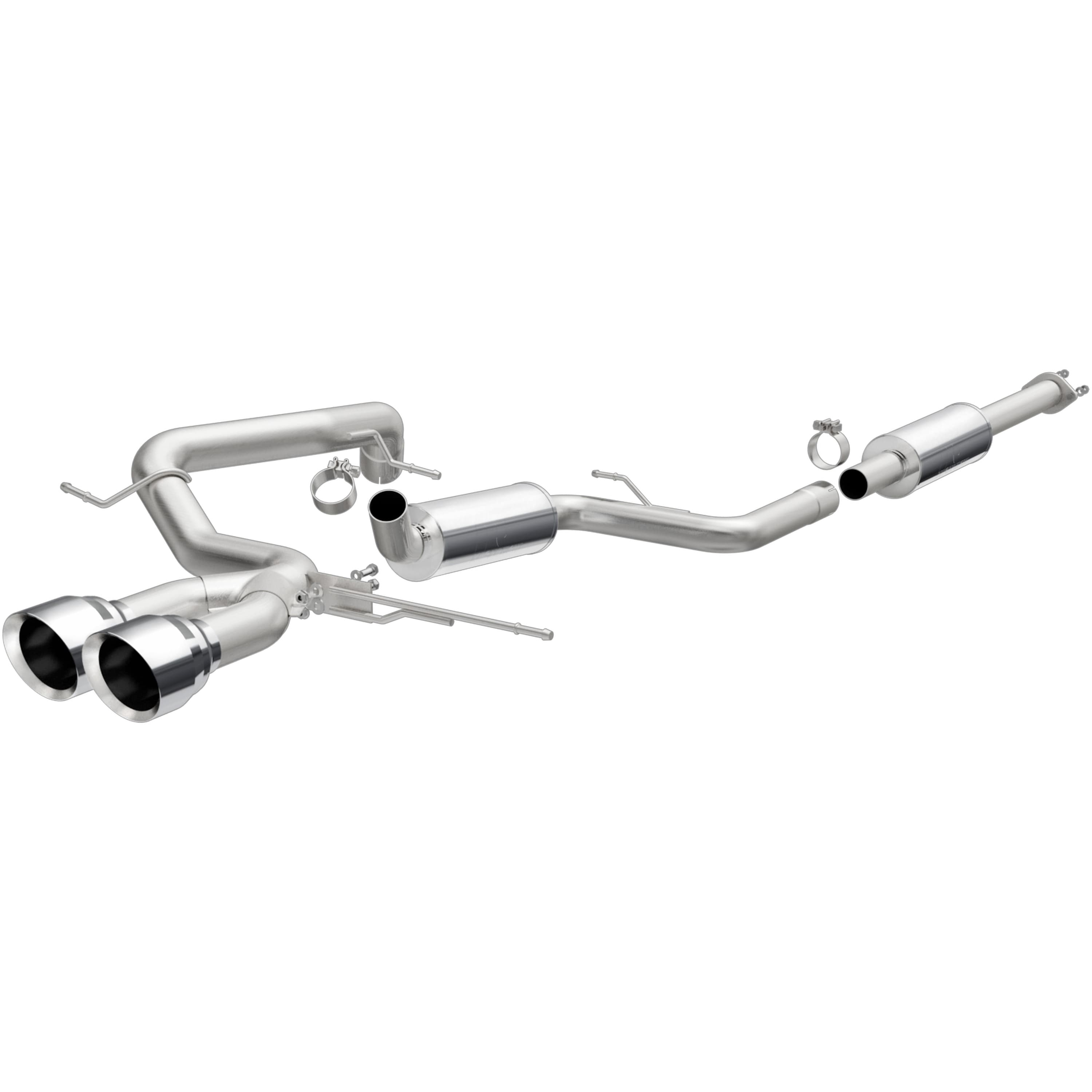 MagnaFlow 2013-2018 Ford Focus ST 2.0L Street Series Cat-Back Performance Exhaust System 15155 product image