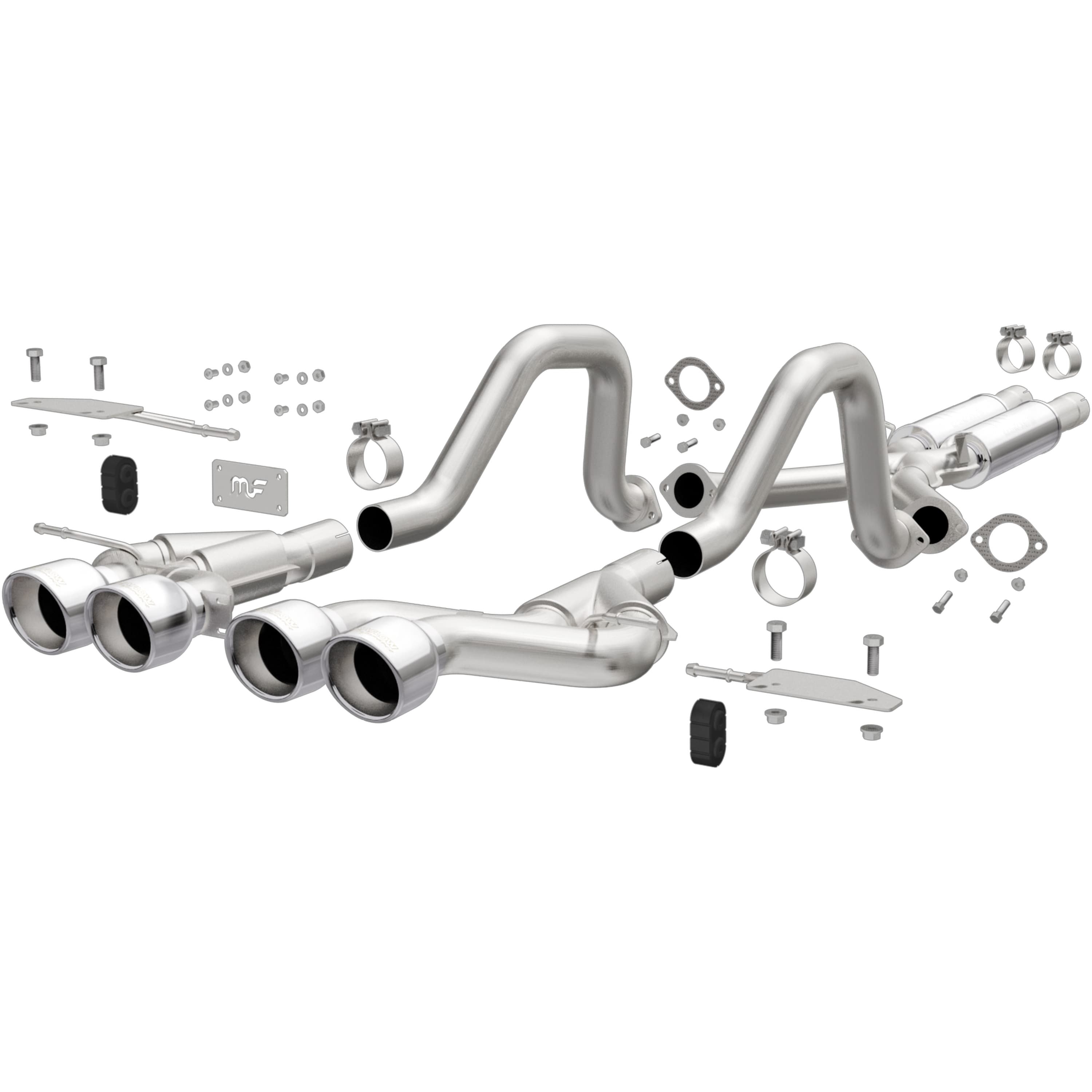 MagnaFlow 2000-2004 Chevrolet Corvette 5.7L Competition Series Cat-Back Performance Exhaust System 15281 product image