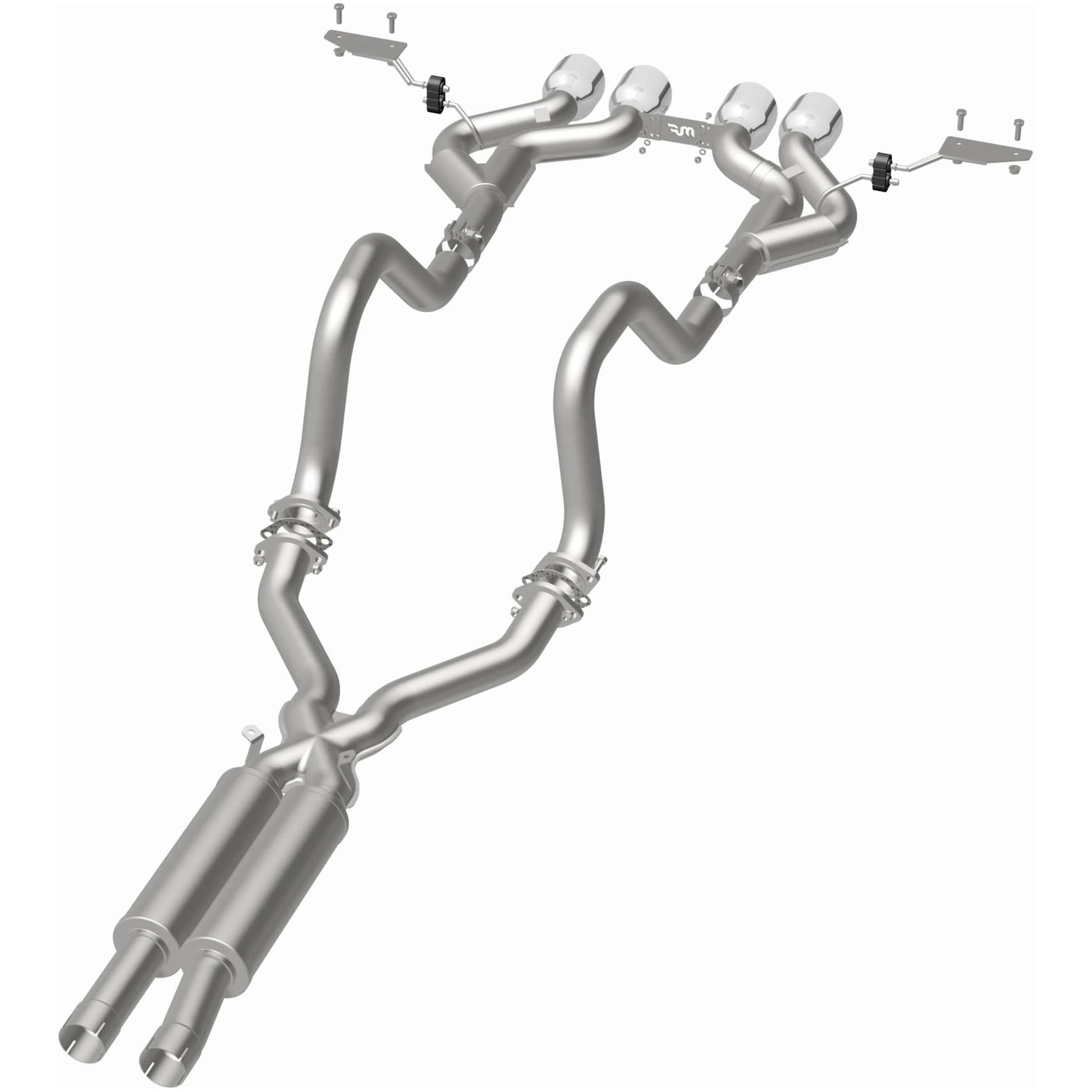 MagnaFlow 2000-2004 Chevrolet Corvette 5.7L Competition Series Cat-Back Performance Exhaust System 15281 product image