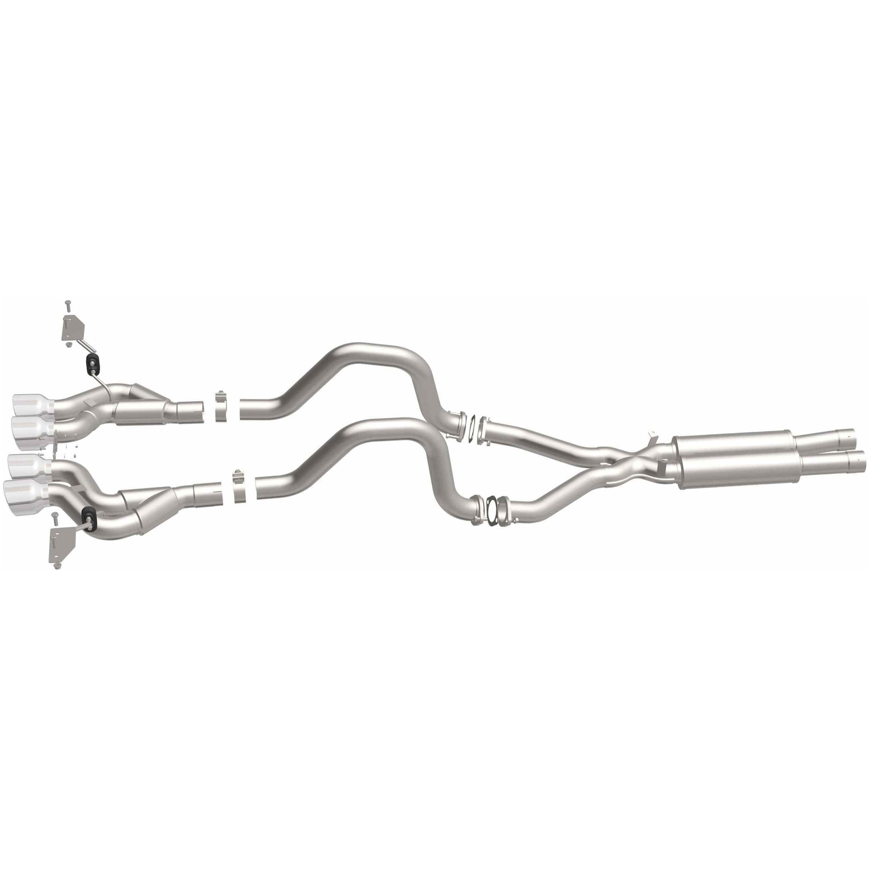 MagnaFlow 2000-2004 Chevrolet Corvette 5.7L Competition Series Cat-Back Performance Exhaust System 15281 product image