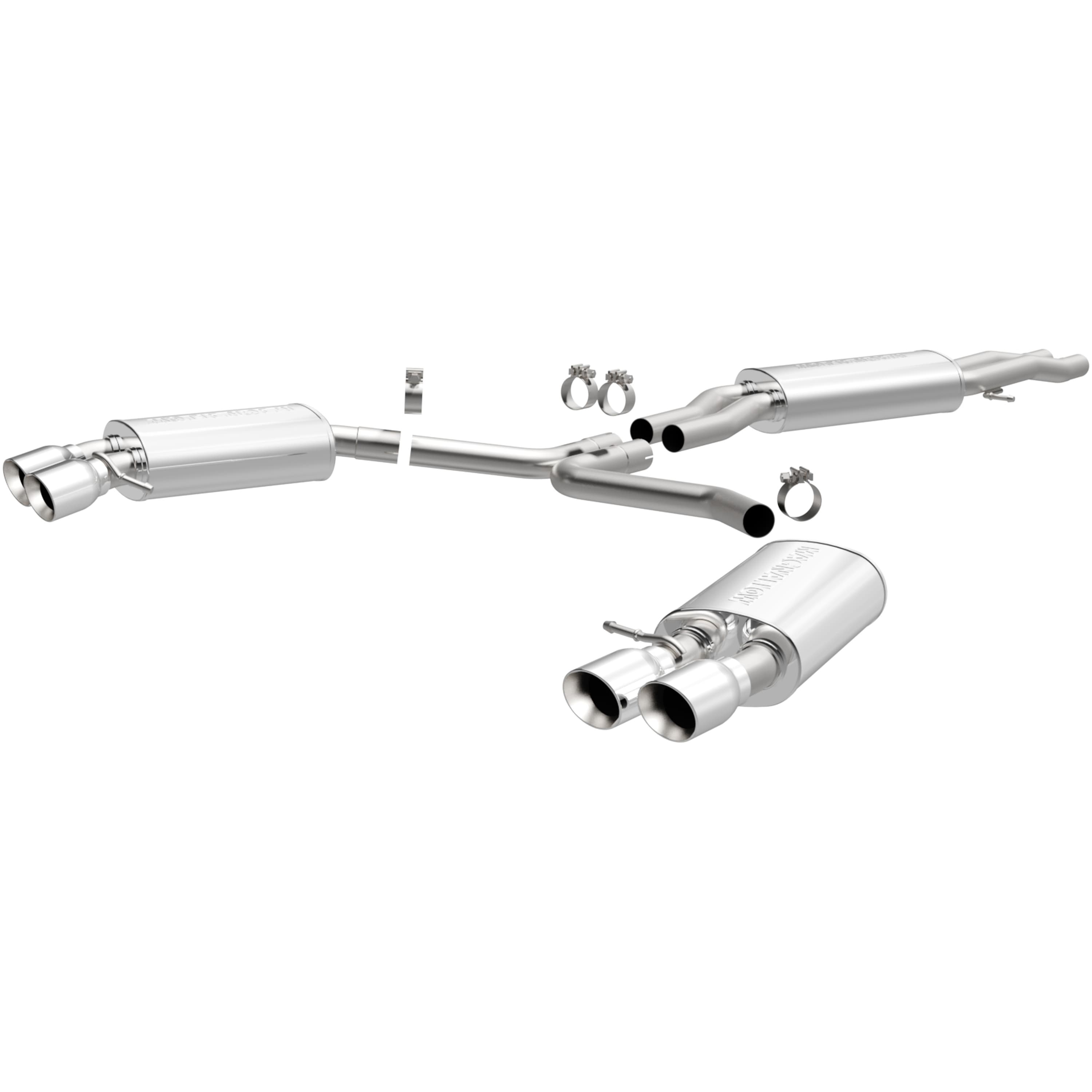 MagnaFlow 2010-2016 Audi S4 3.0L Touring Series Cat-Back Performance Exhaust System 15599 product image