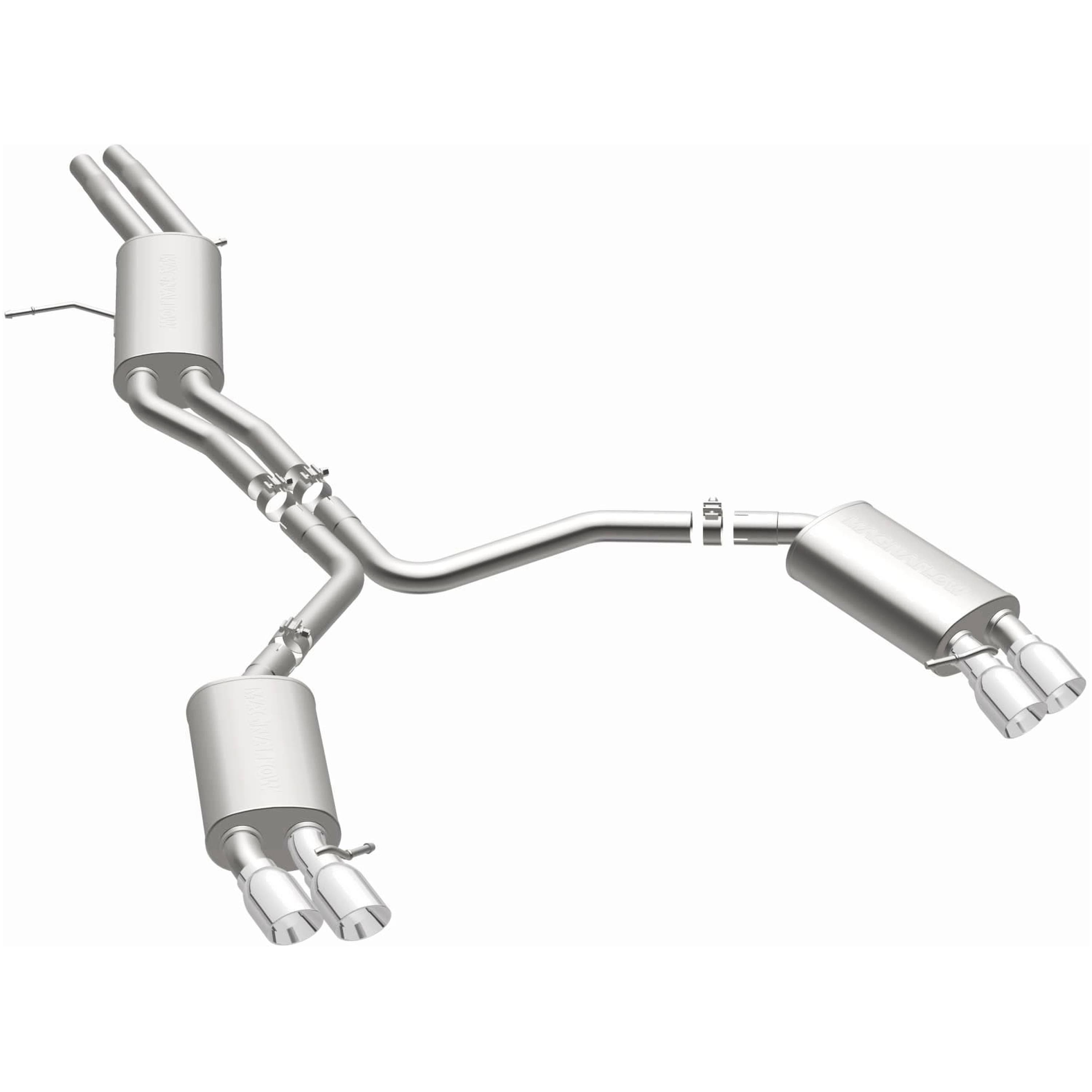 MagnaFlow 2010-2016 Audi S4 3.0L Touring Series Cat-Back Performance Exhaust System 15599 product image