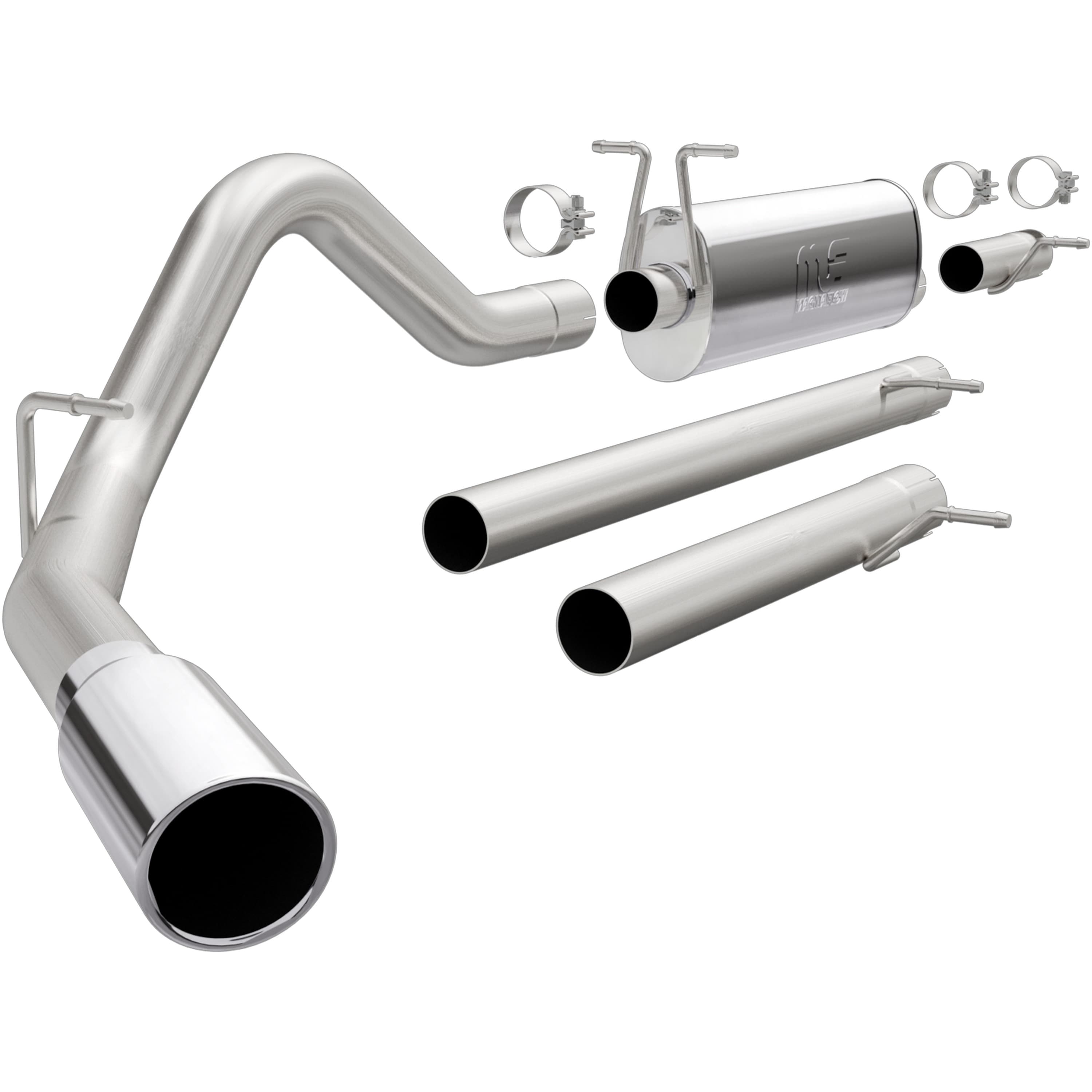 MagnaFlow 1999-2004 Ford F-250 Super Duty 6.8L | 1999-2004 Ford F-350 Super Duty 6.8L Street Series Cat-Back Performance Exhaust System 15869 product image
