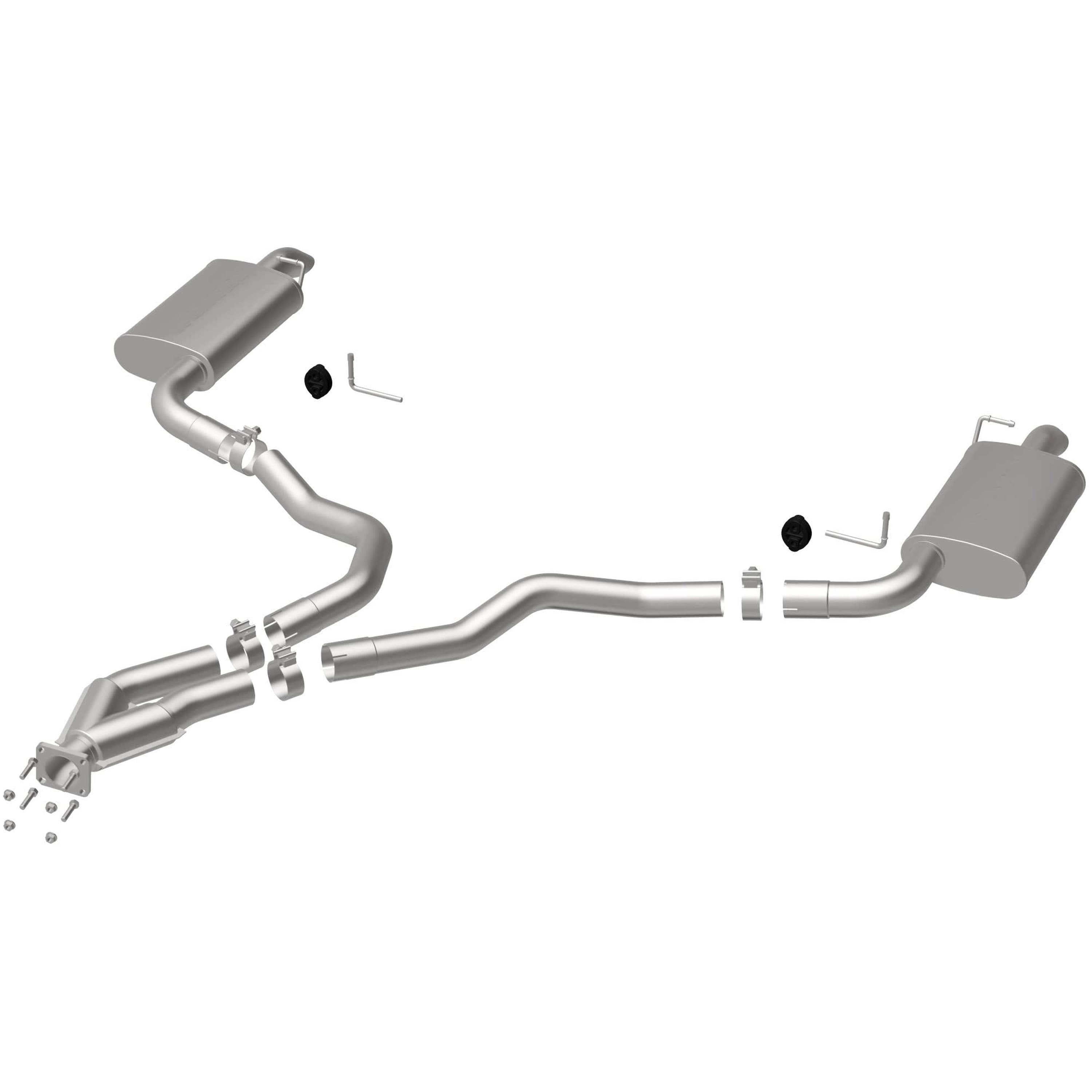 MagnaFlow 1975-1979 Chevrolet Corvette 5.7L Street Series Cat-Back Performance Exhaust System 16710 product image