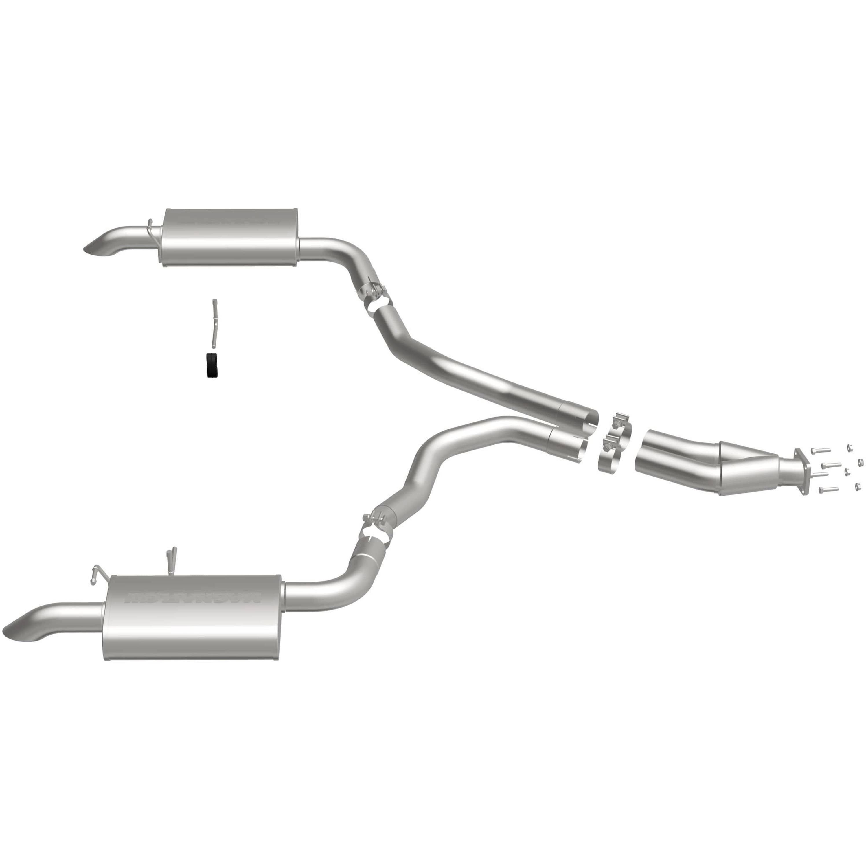 MagnaFlow 1975-1979 Chevrolet Corvette 5.7L Street Series Cat-Back Performance Exhaust System 16710 product image