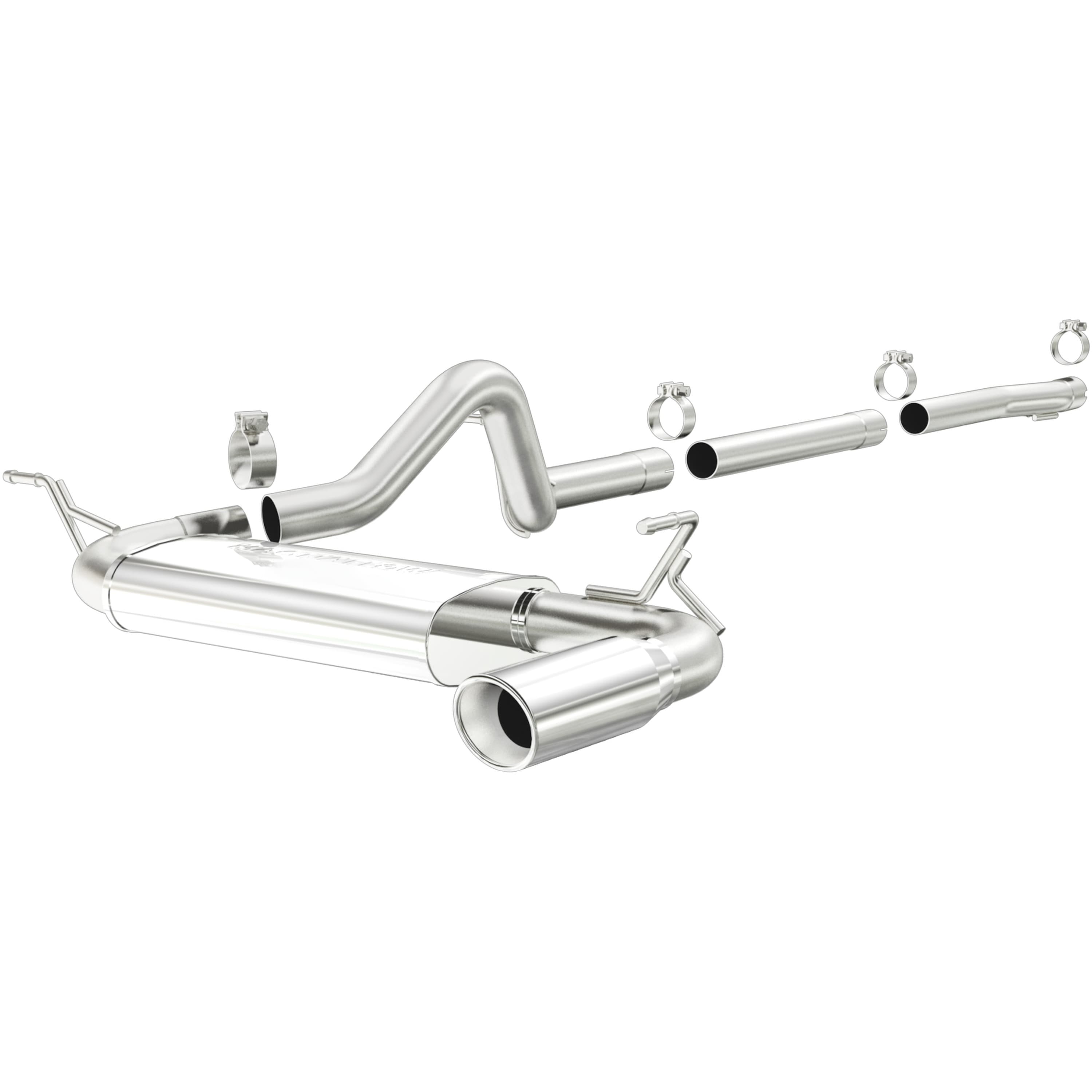MagnaFlow 2007-2011 Jeep Wrangler Street Series Cat-Back Performance Exhaust System product image