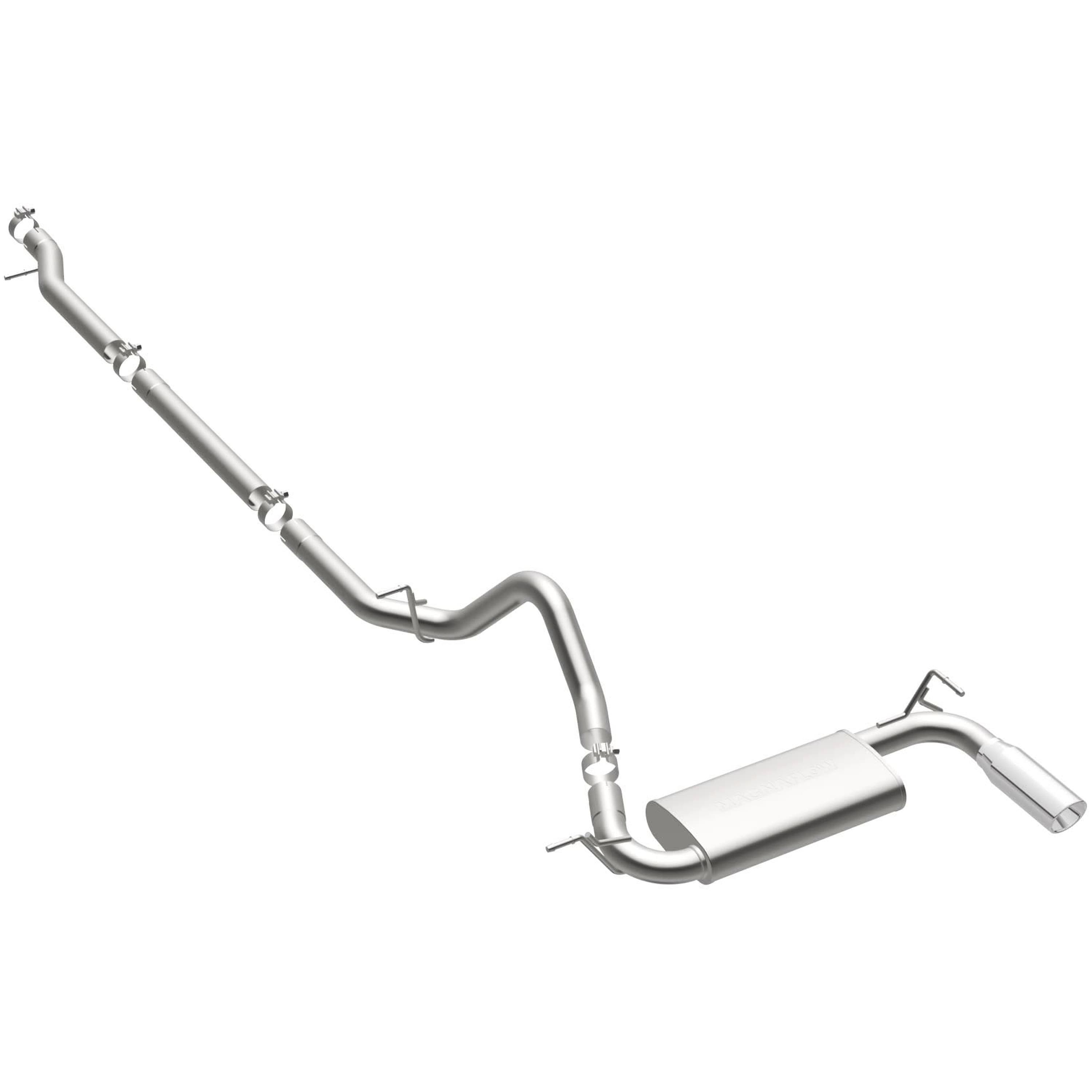 MagnaFlow 2007-2011 Jeep Wrangler Street Series Cat-Back Performance Exhaust System product image