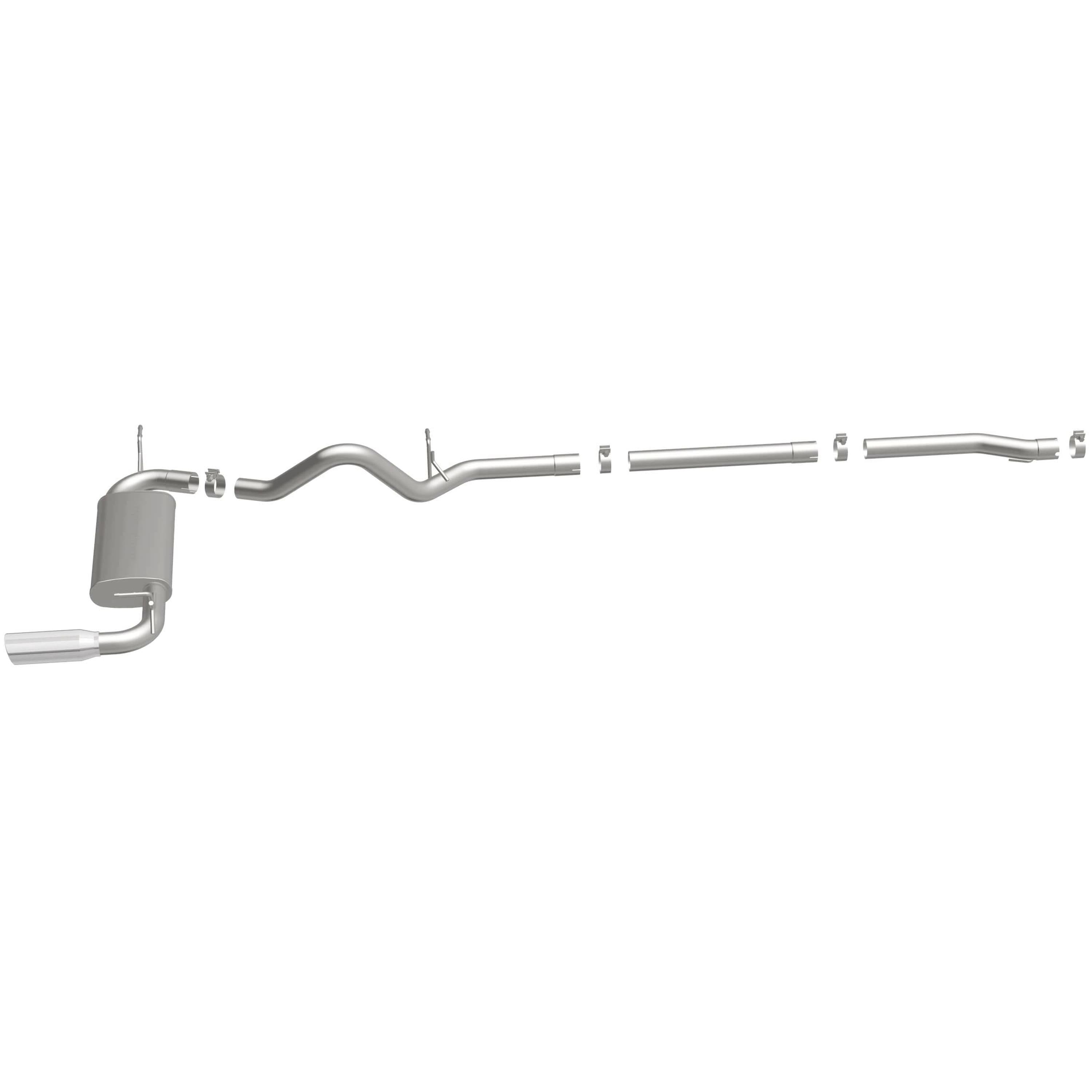 MagnaFlow 2007-2011 Jeep Wrangler Street Series Cat-Back Performance Exhaust System product image