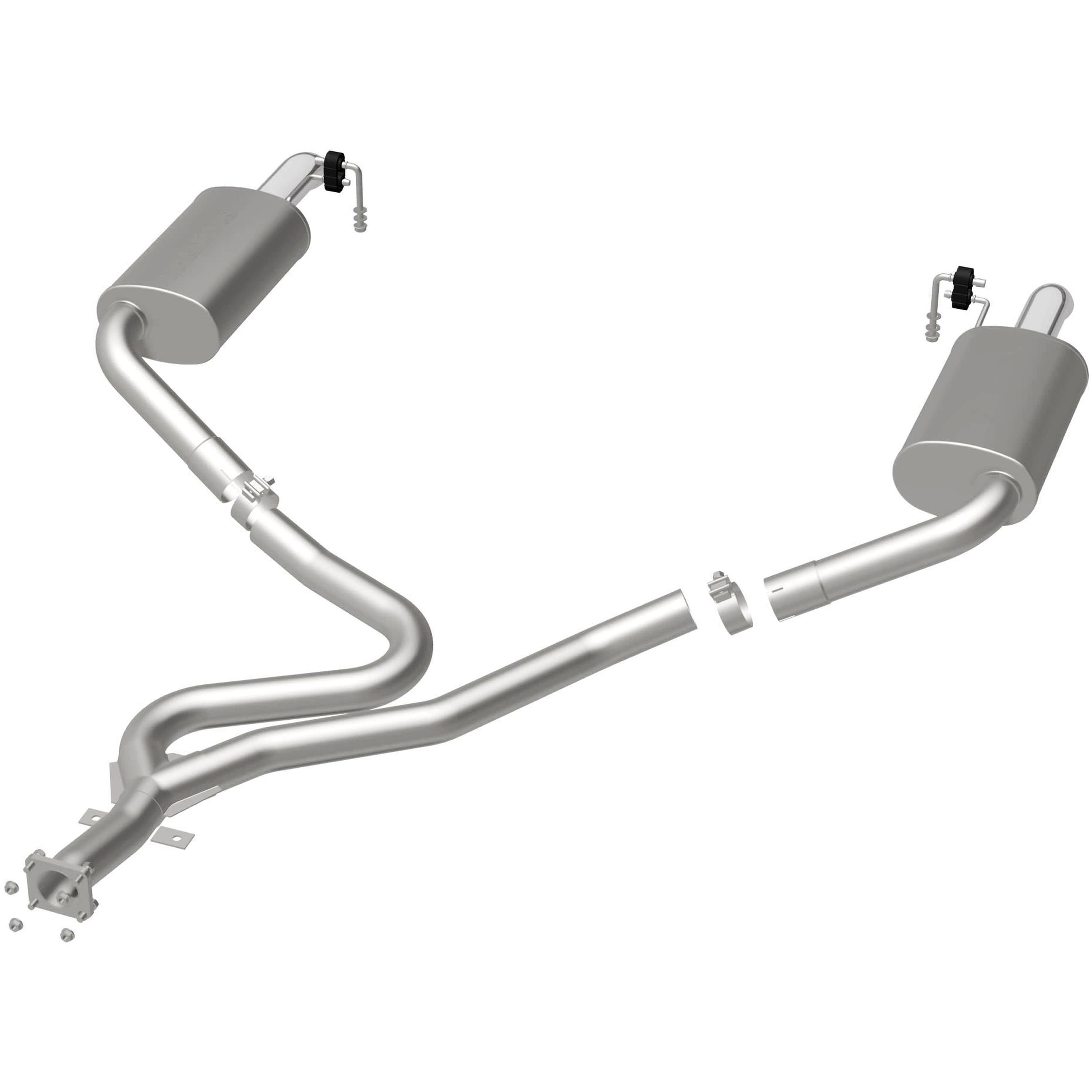 MagnaFlow 1980-1981 Chevrolet Corvette 5.7L Street Series Cat-Back Performance Exhaust System 16889 product image