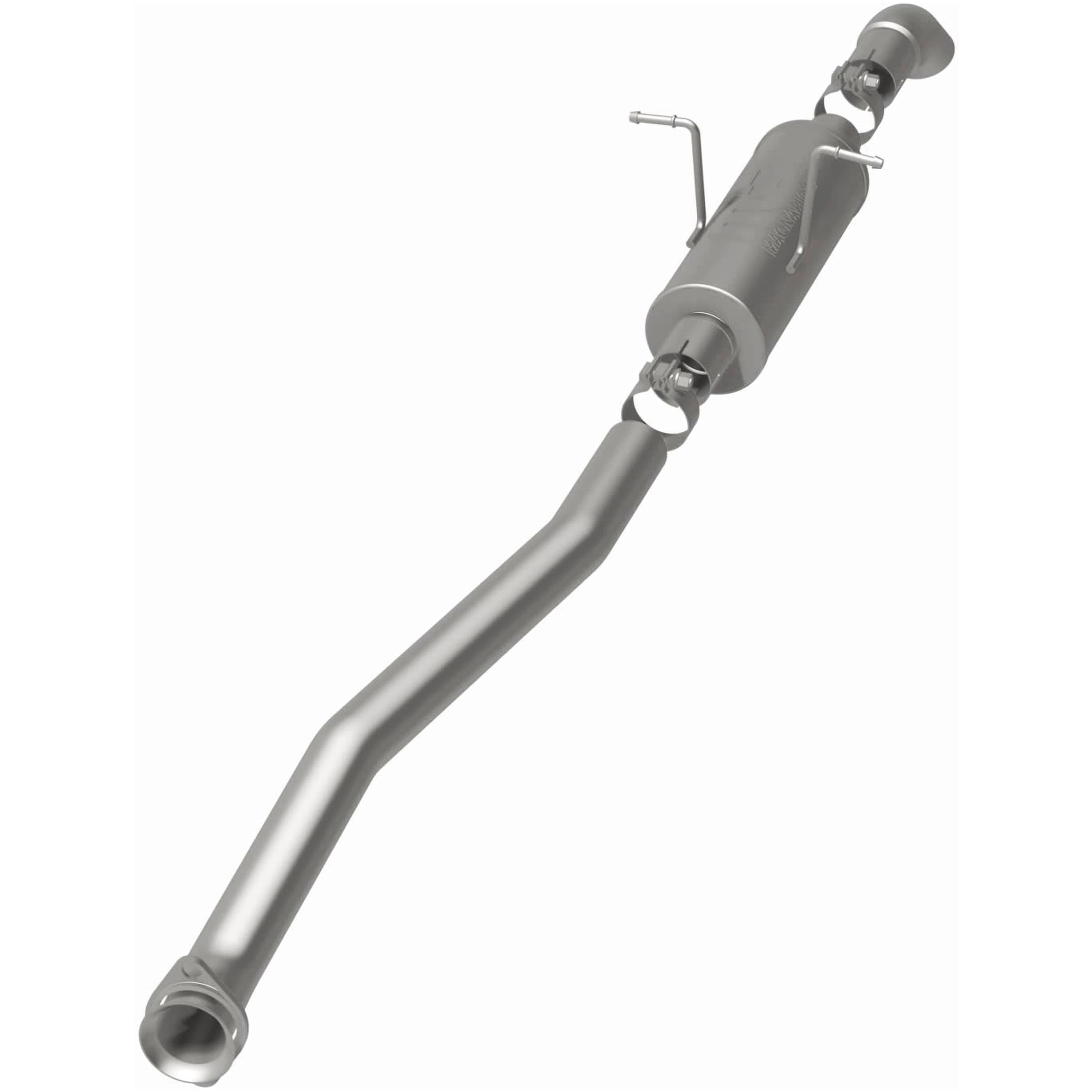 98-10 Ford Ranger EC/CC 3.0/4.0 Cat-Back System featuring 2.5in stainless steel piping and a 3in stainless steel Turn Down tip product image
