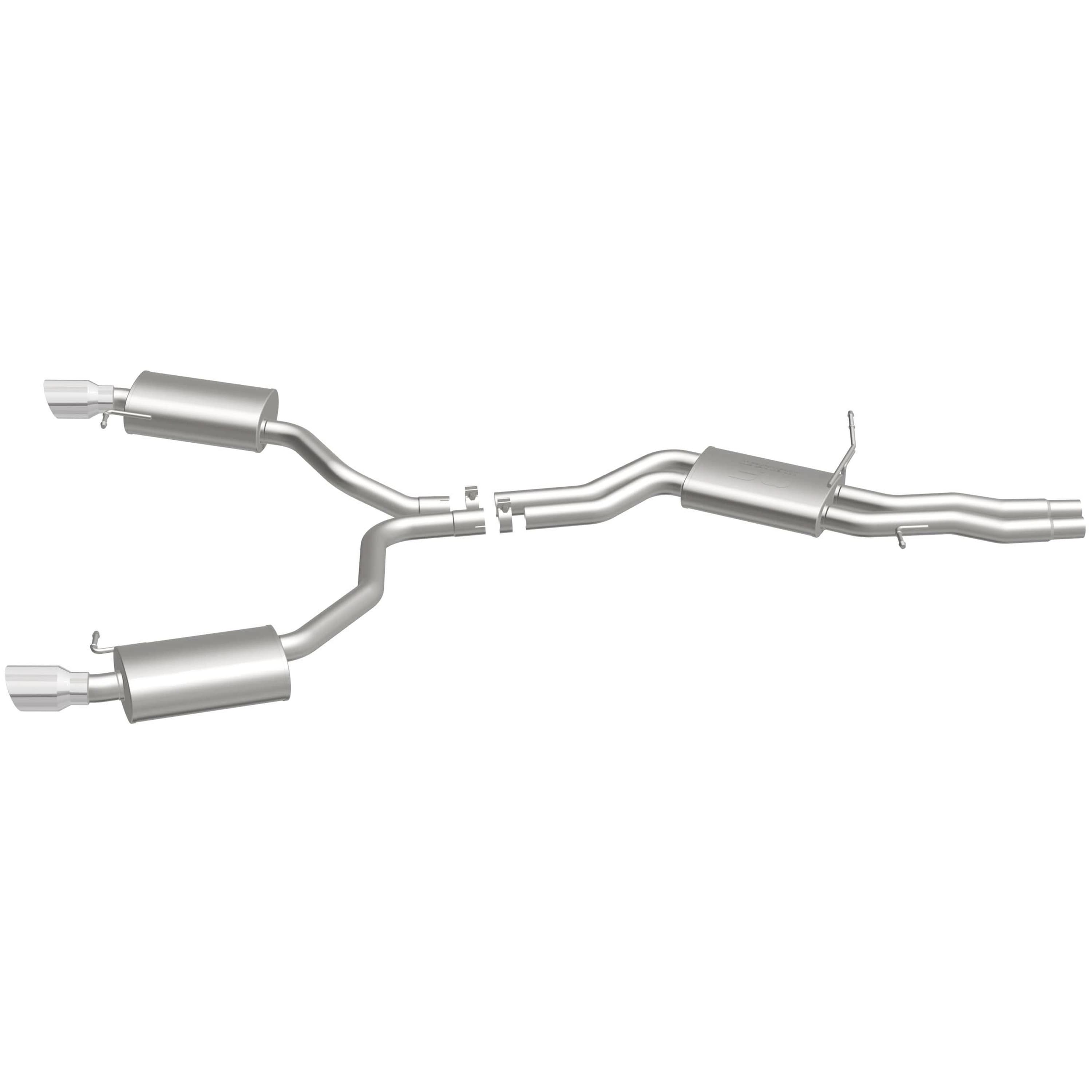 MagnaFlow 2012-2015 Audi A7 Quattro 3.0L | 2012-2015 Audi A6 Quattro 3.0L Touring Series Cat-Back Performance Exhaust System 19159 product image