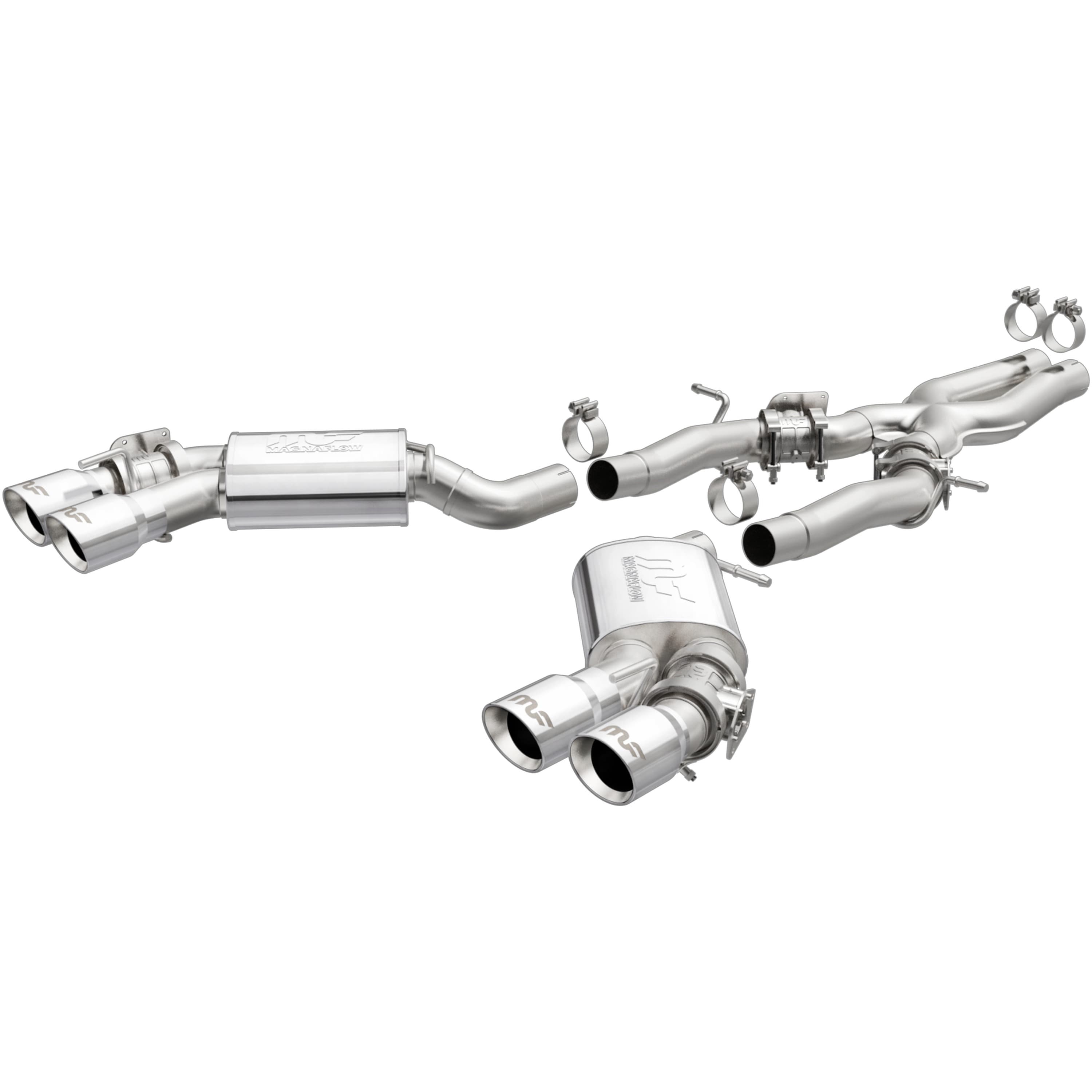 MagnaFlow 2016-2024 Chevrolet Camaro SS 6.2L Competition Series Cat-Back Performance Exhaust System 19265 product image