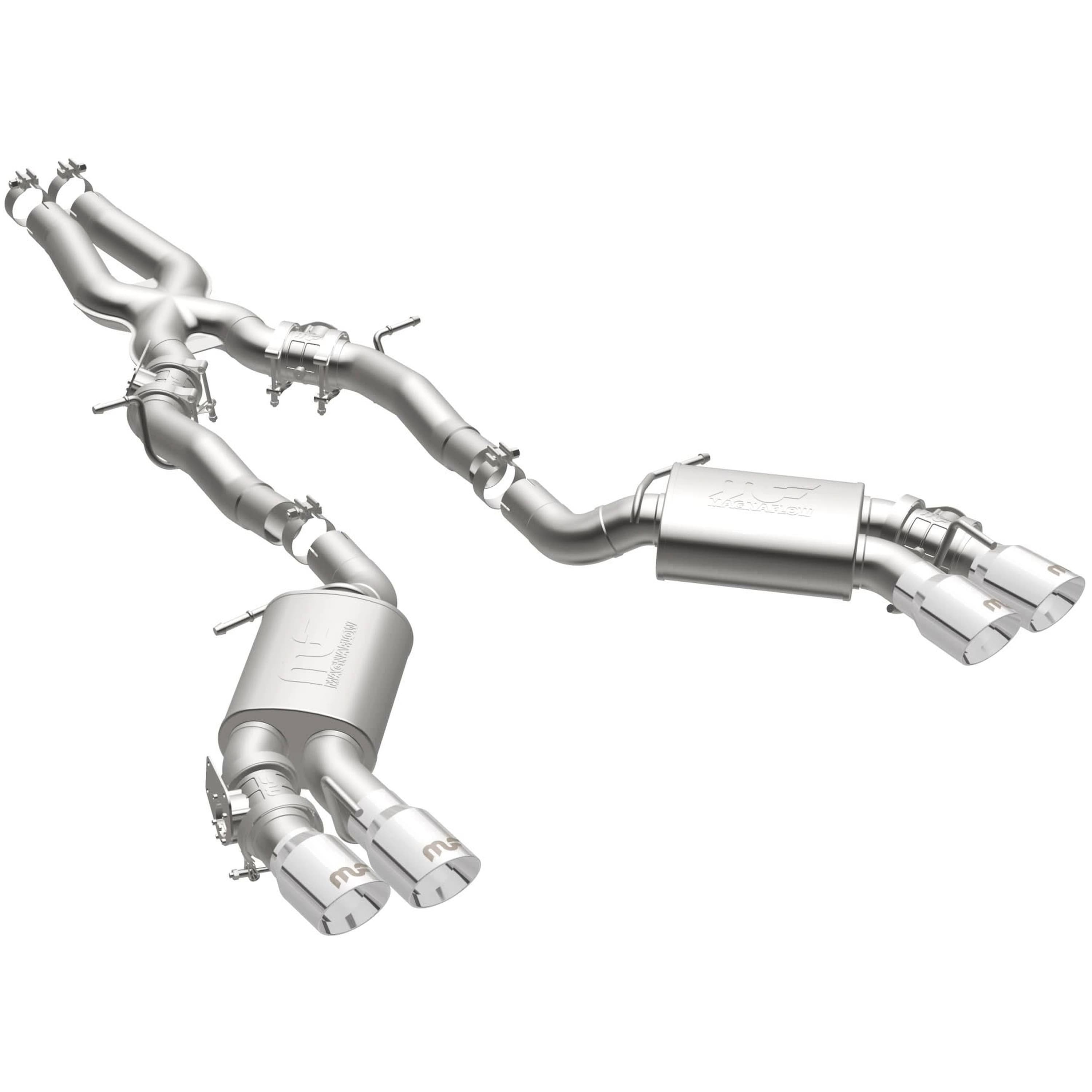 MagnaFlow 2016-2024 Chevrolet Camaro SS 6.2L Competition Series Cat-Back Performance Exhaust System 19265 product image