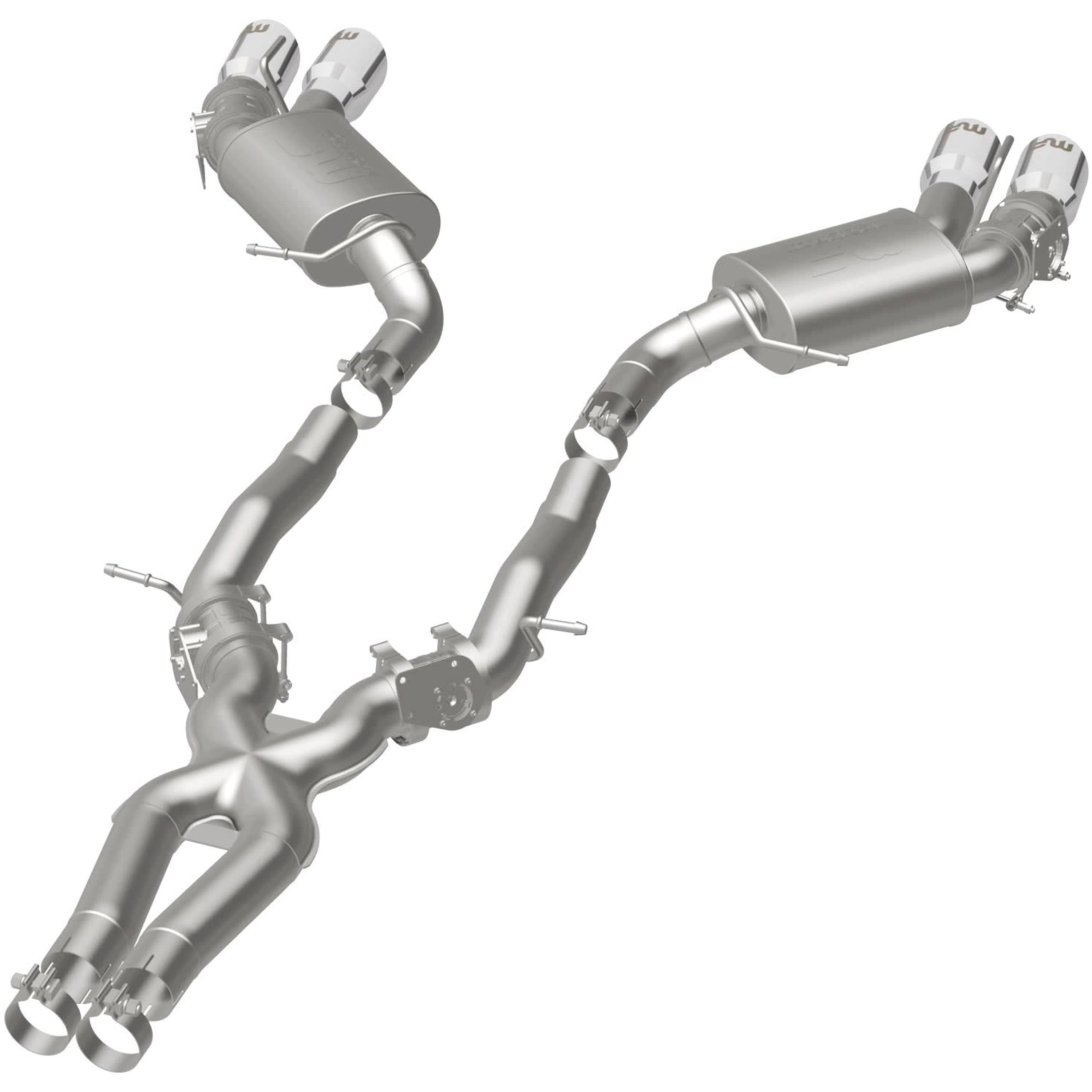 MagnaFlow 2016-2024 Chevrolet Camaro SS 6.2L Competition Series Cat-Back Performance Exhaust System 19265 product image
