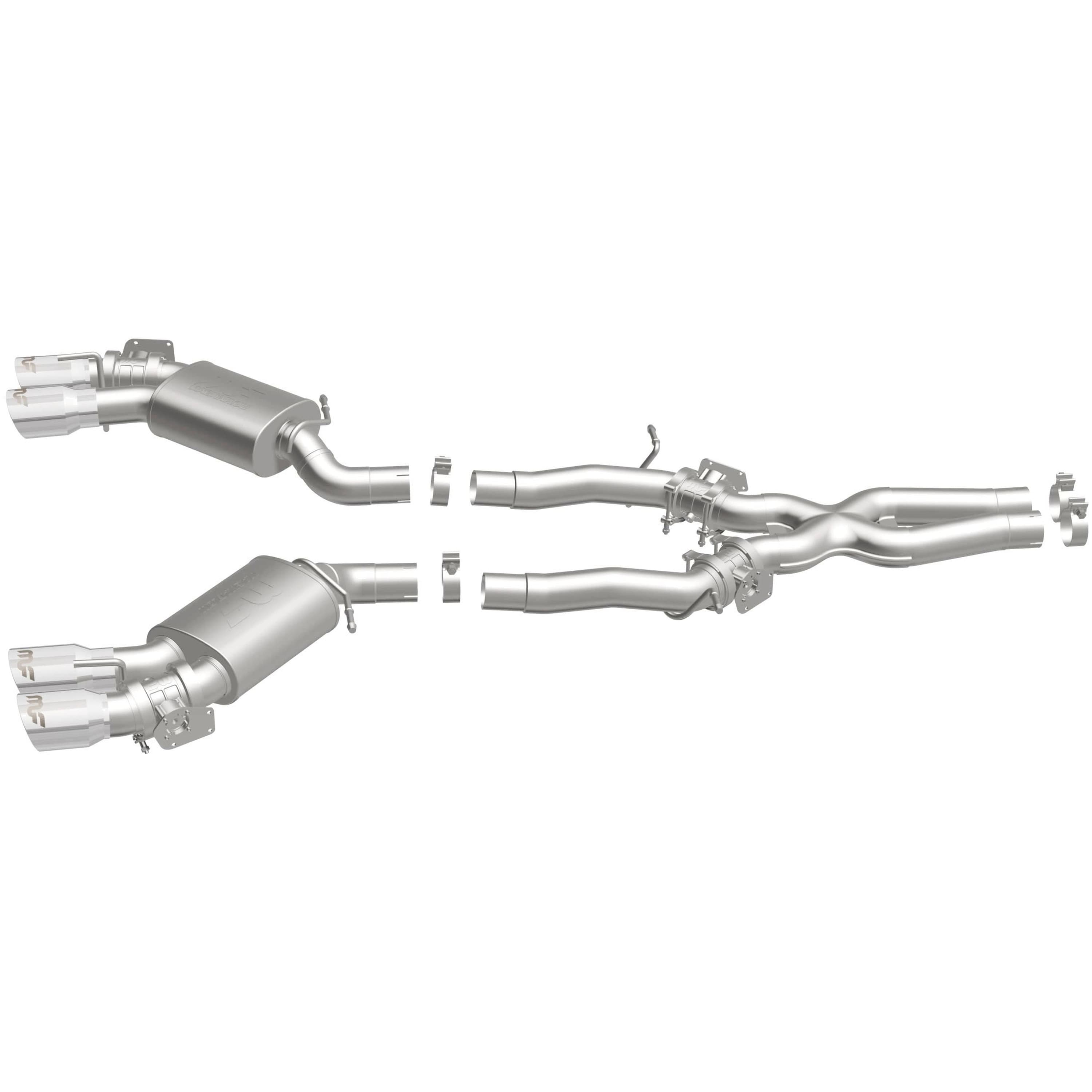 MagnaFlow 2016-2024 Chevrolet Camaro SS 6.2L Competition Series Cat-Back Performance Exhaust System 19265 product image