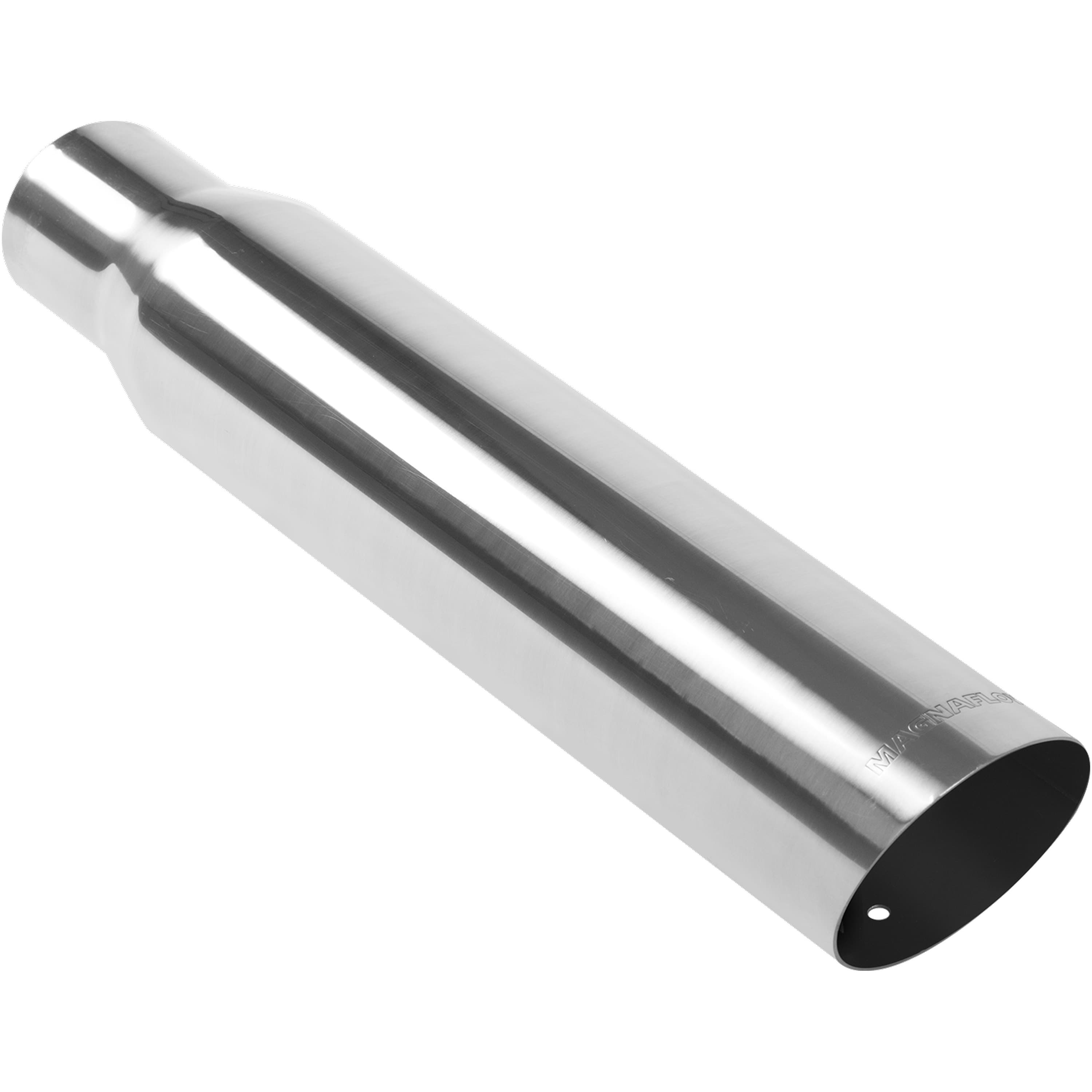 Exhaust Tip 2.5in Id/3.5in Od 18in Oal Ss 15deg Sc Ea product image
