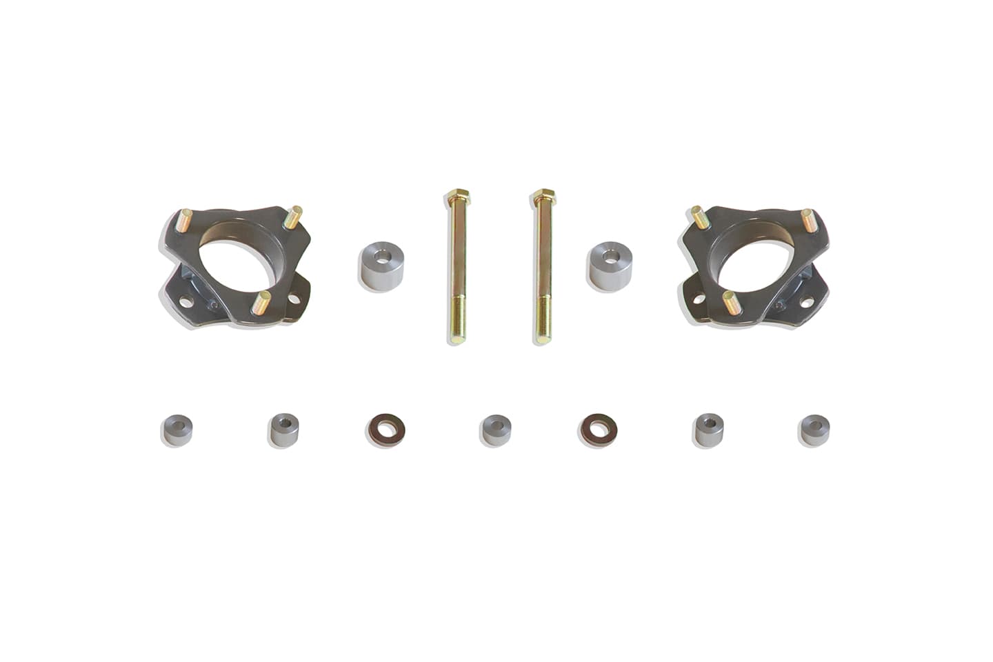 MaxTrac 0323 4RUNNER/0523 TACOMA/0714 FJ CRUISER 4WD FRONT 2.5IN STRUT SPACERS W/DIFF DROP SPACERS