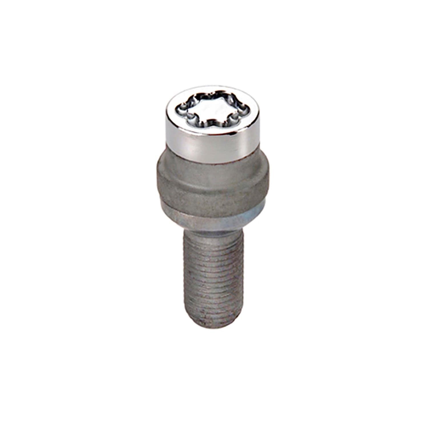 Wheel Lock Set M14x1.5 Bolt Radius Seat 19mm Hex 35.4mm Shank Chrome product image