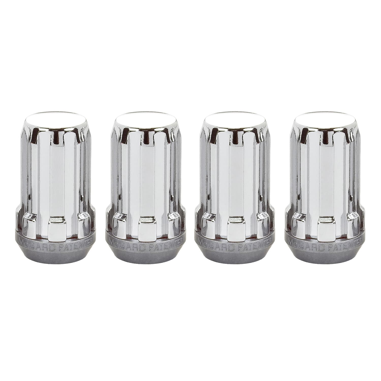 McGard Splinedrive Lug Nut M14x1.5 Cone Seat 1.648 in Oal Chrome (4 Pk)