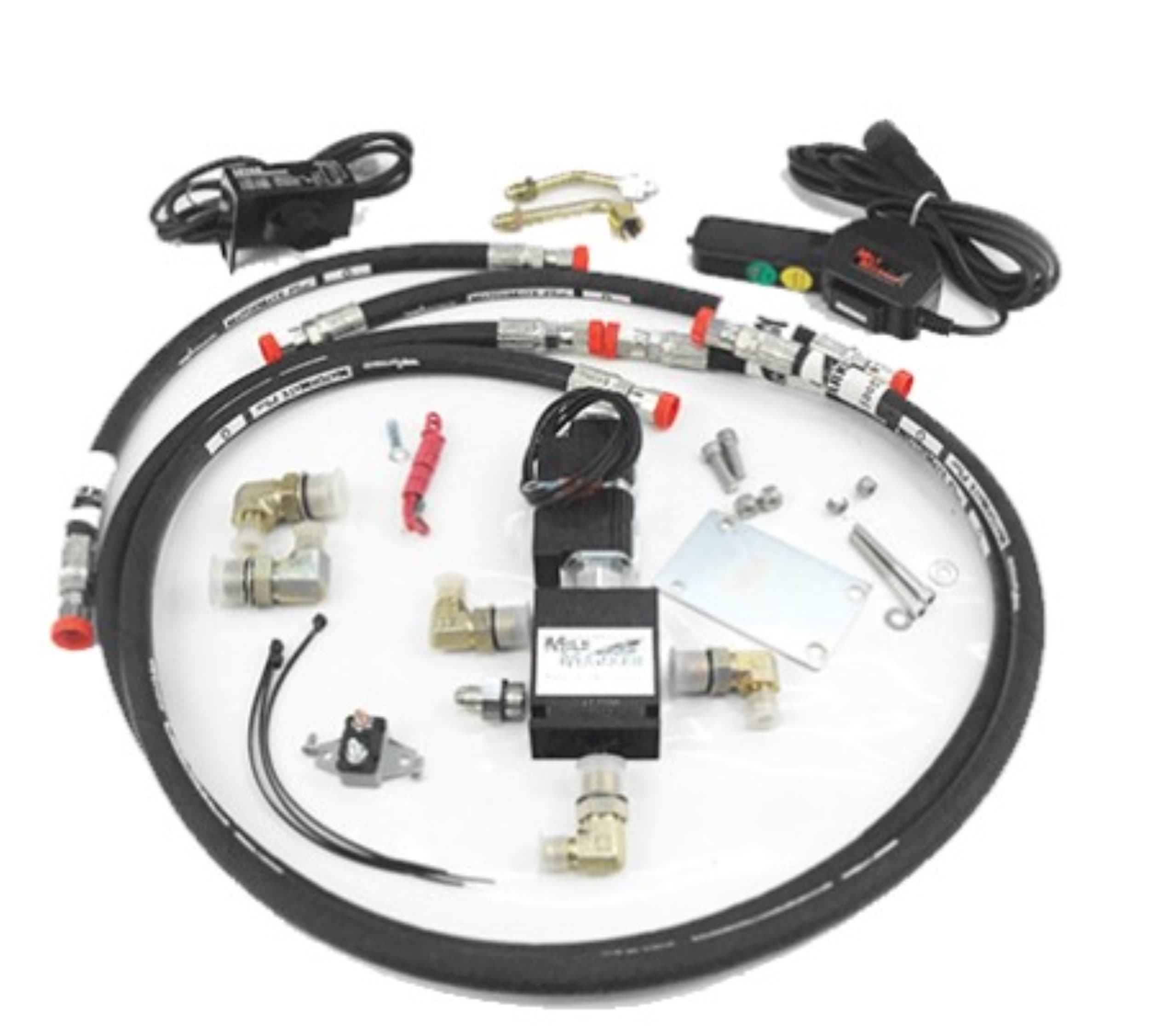 Mile Marker Wrangler Winch Valve Kit 12 Foot Lead Remote Control Wrangler TJ/TJ/JK Rubicon All Hoses/Fittings 70-Series/H-Series Mile Marker