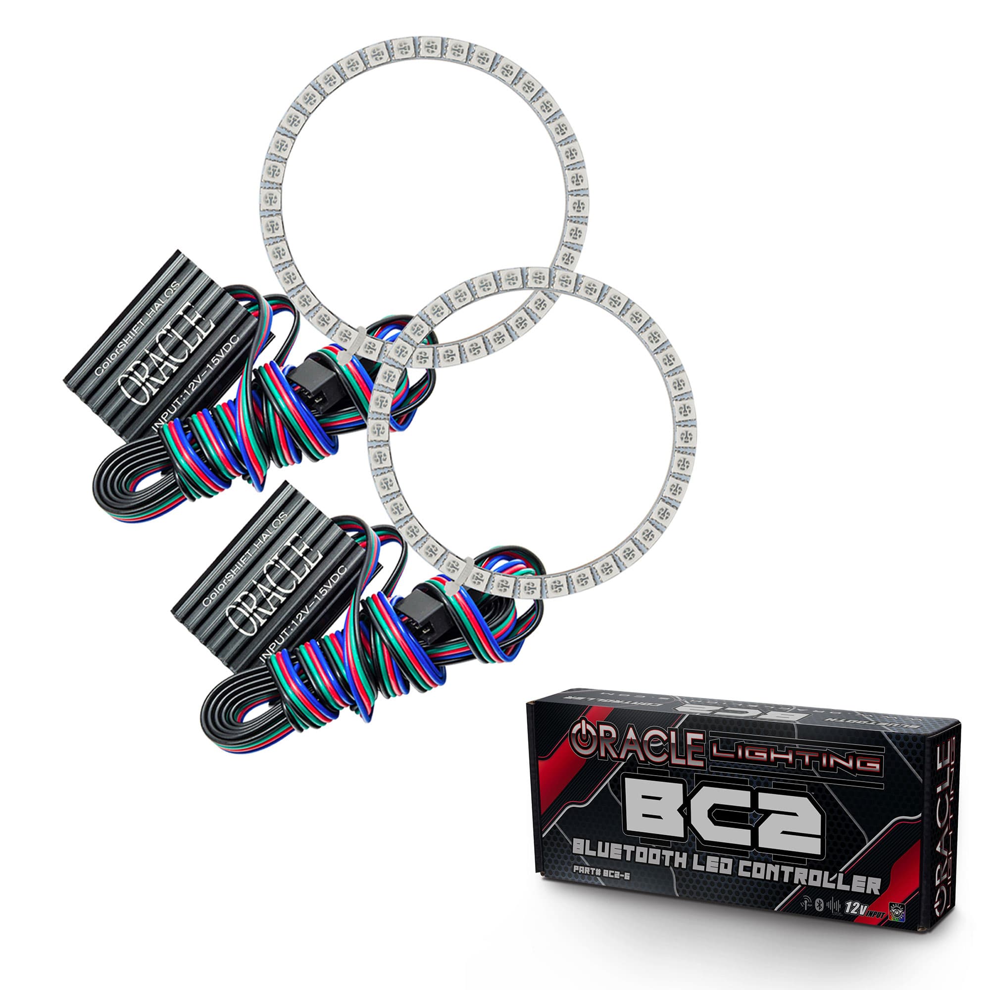 2016-2018 Toyota Tacoma LED Headlight Halo Kit - ColorSHIFT® - w/BC2 Controller product image