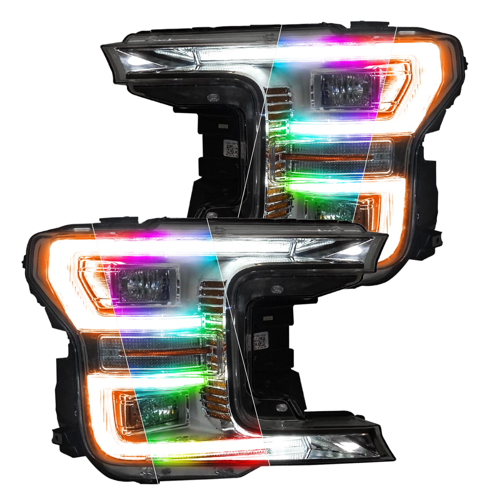 ORACLE Lighting 2018-2020 Ford F-150 Dynamic ColorSHIFT DRL Replacements + Dynamic Turn Signals product image